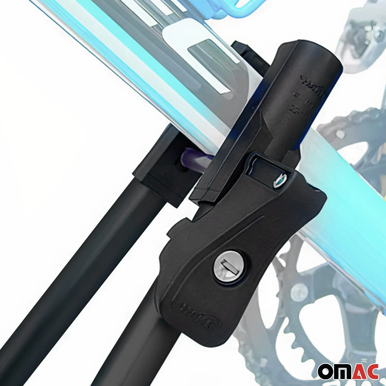 2003-2006 Mitsubishi Outlander Bike Rack Carrier Roof Racks Set Black 3Pcs - Image 9