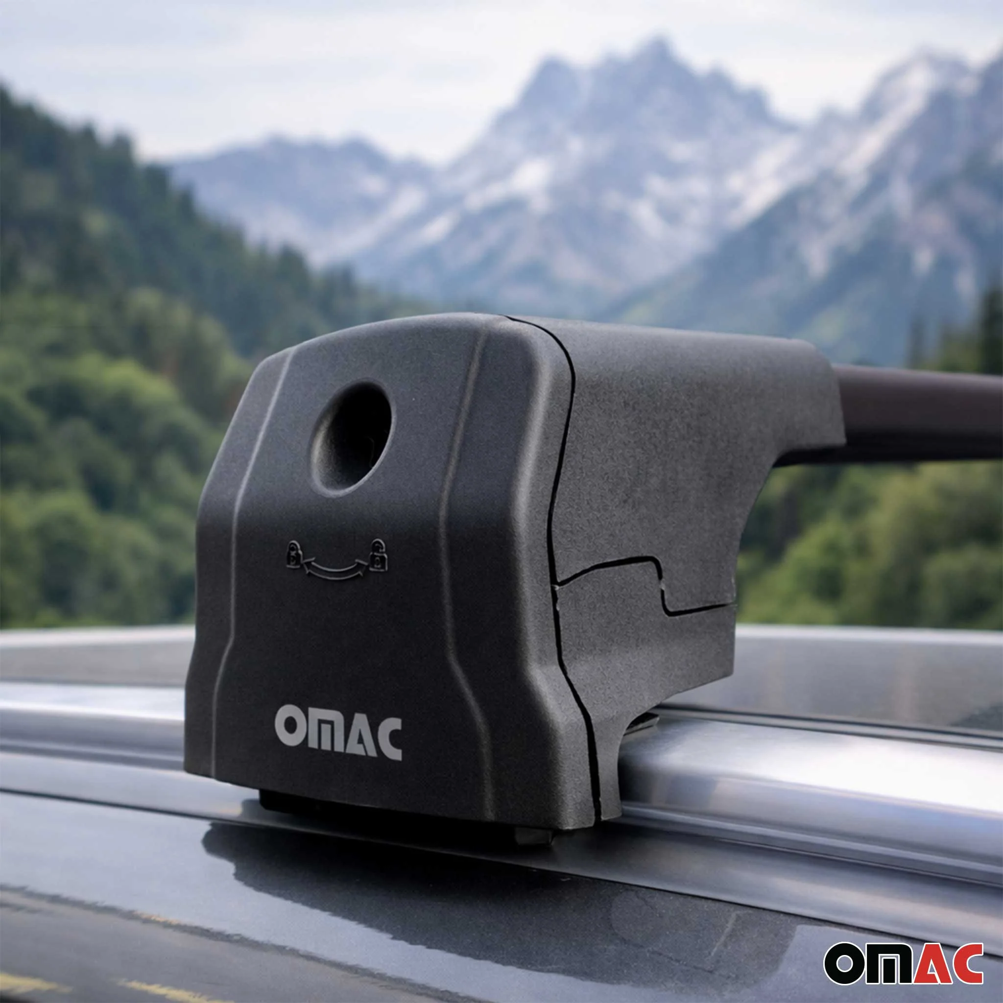 2013-2018 Audi Q3 Q3 Quattro Roof Rack Cross Bars Black - Image 12