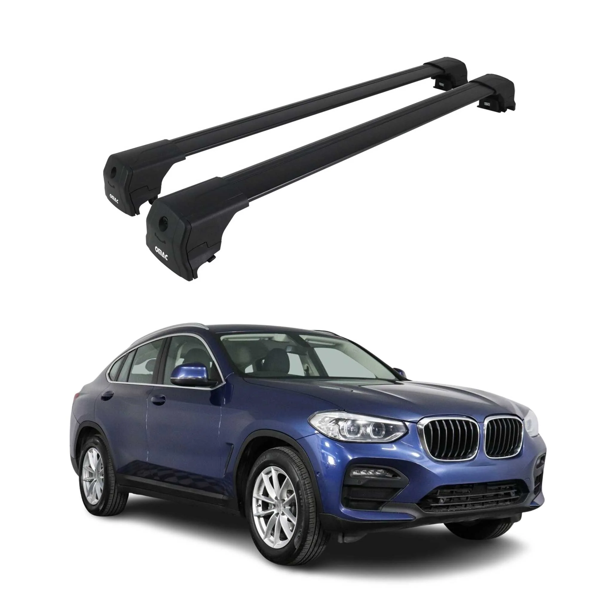 2019-2024 BMW X4 G02 Roof Rack Cross Bars Black