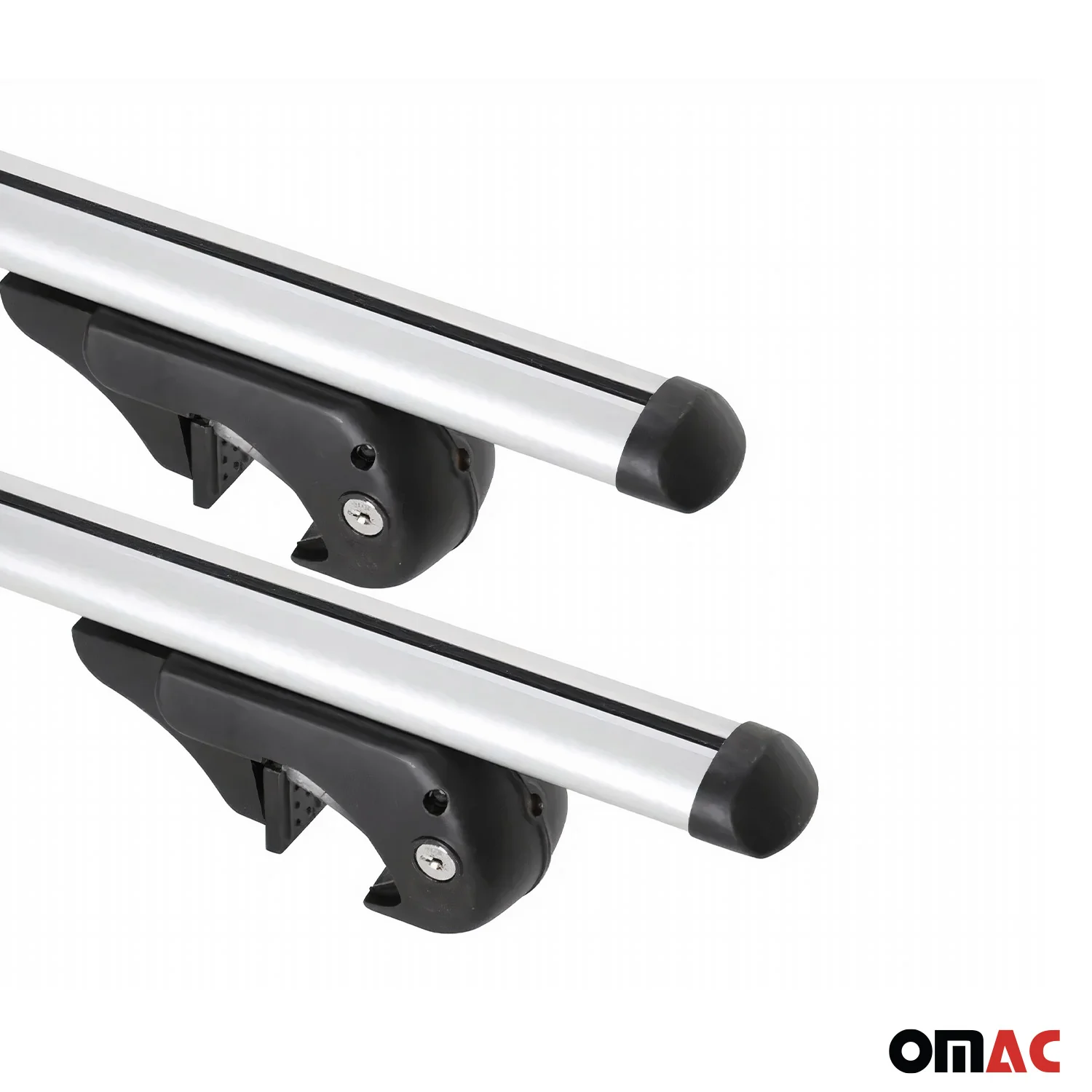 2003-2008 Mazda 6 Wagon Roof Rack Cross Bars Silver - Image 7