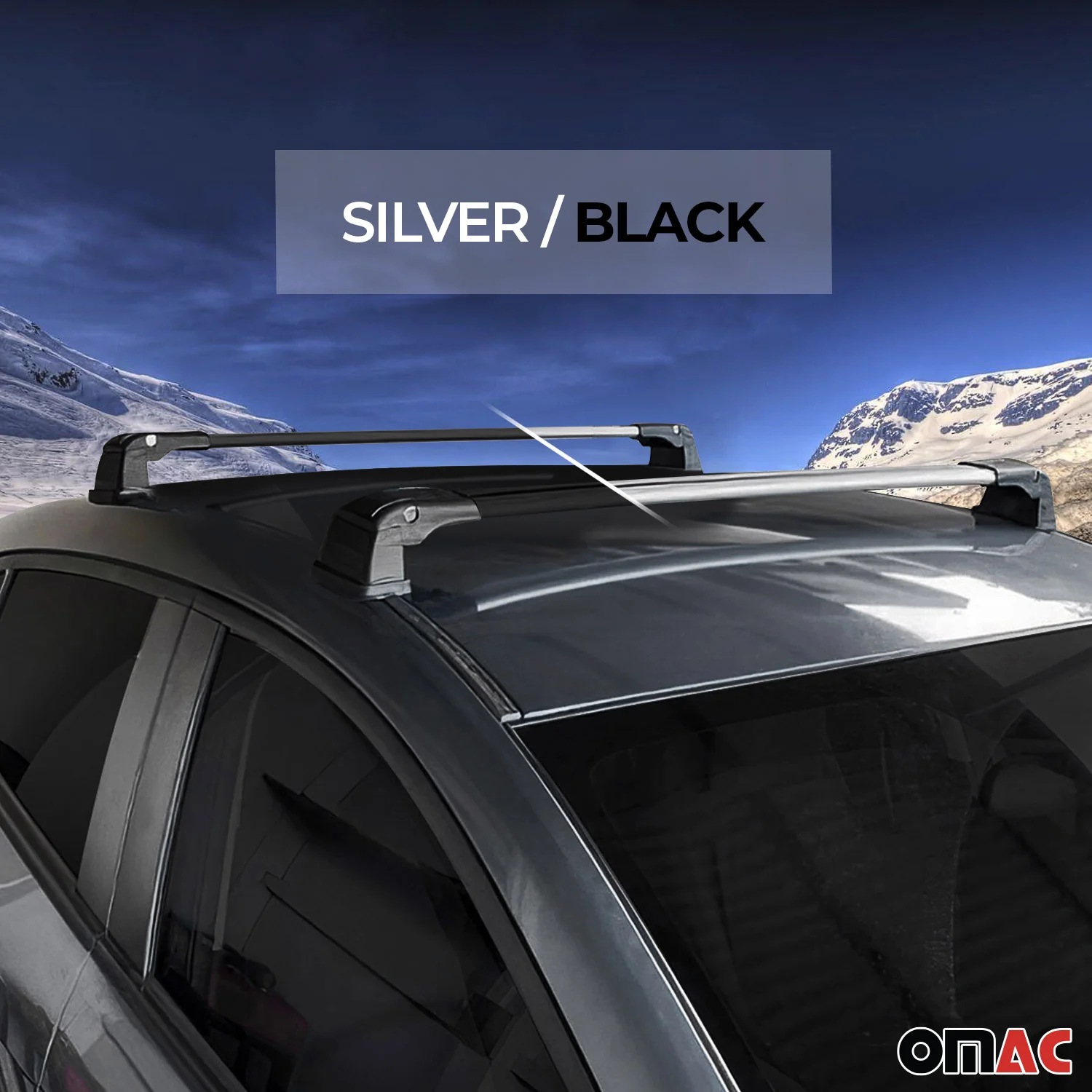 2013-2015 Subaru XV Crosstrek Roof Rack Cross Bars Black - Image 7