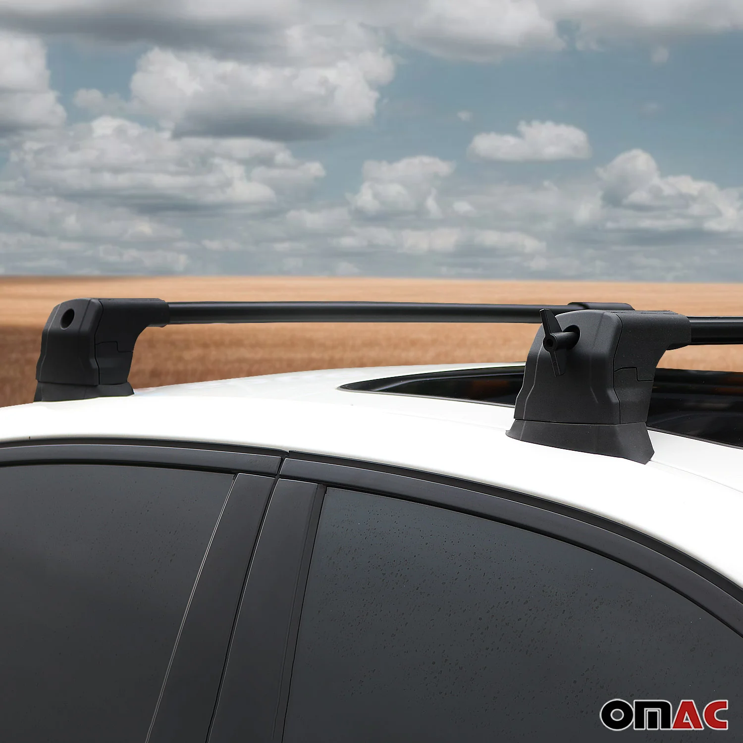 2007-2012 Mazda CX-7 Roof Rack Cross Bars Black - Image 9