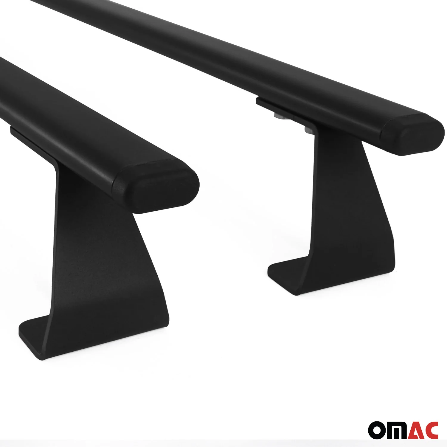 2021-2024 VW Caddy Roof Rack Cross Bars Black - Image 10