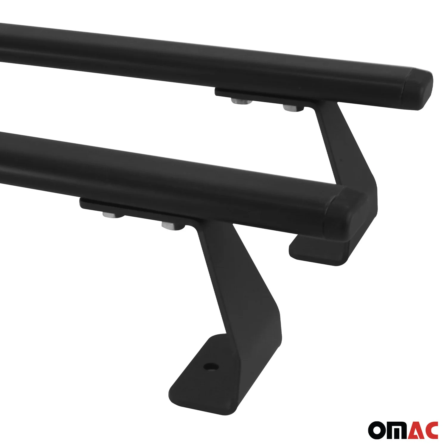 2021-2024 VW Caddy Roof Rack Cross Bars Black - Image 7