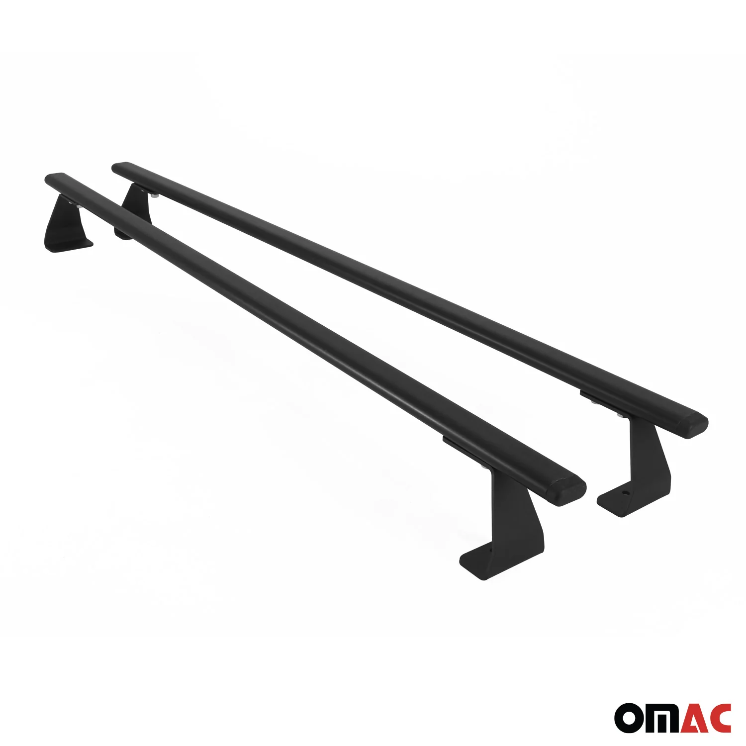 2021-2024 VW Caddy Roof Rack Cross Bars Black - Image 9
