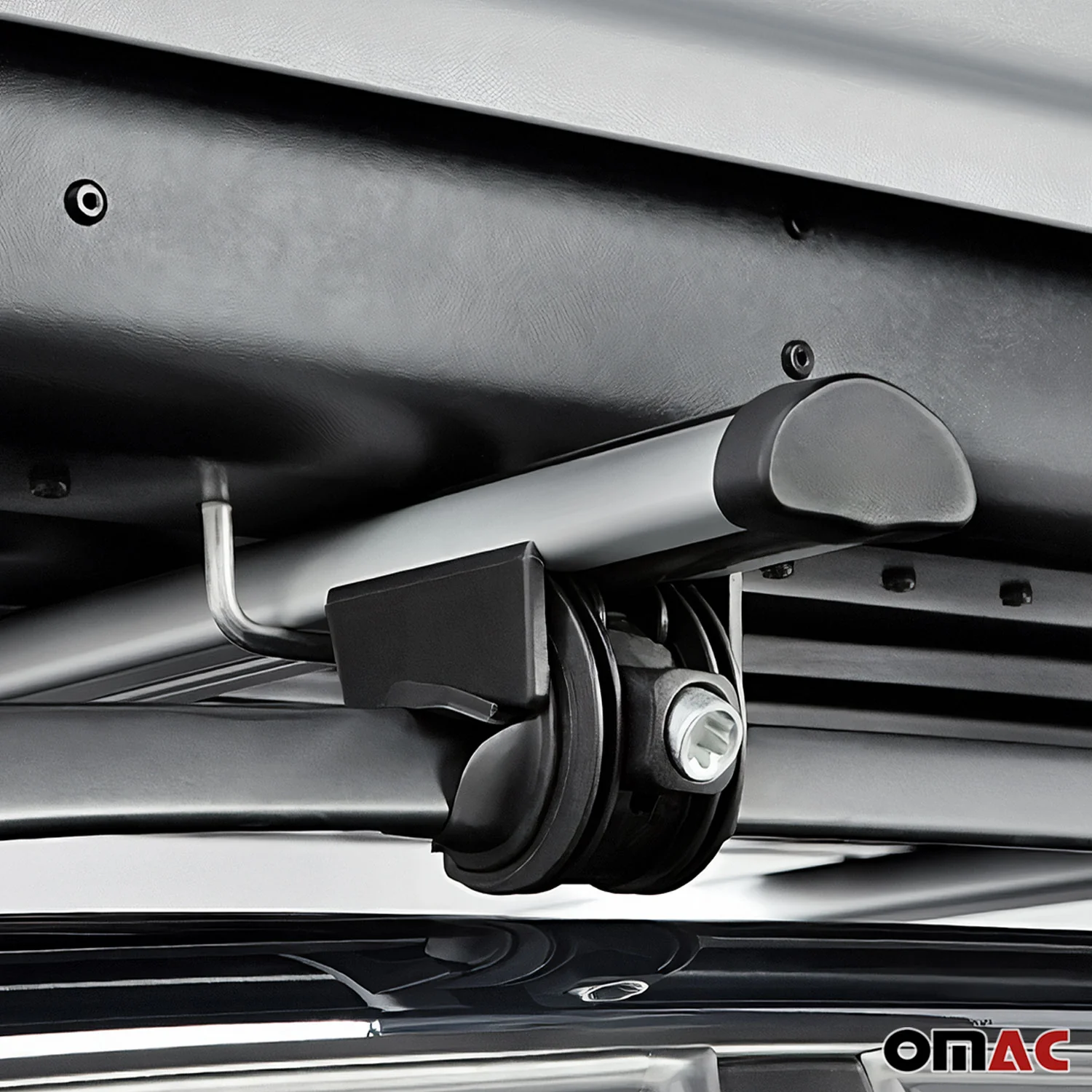 2014-2017 Infiniti QX70 Roof Rack Cross Bars Silver - Image 4