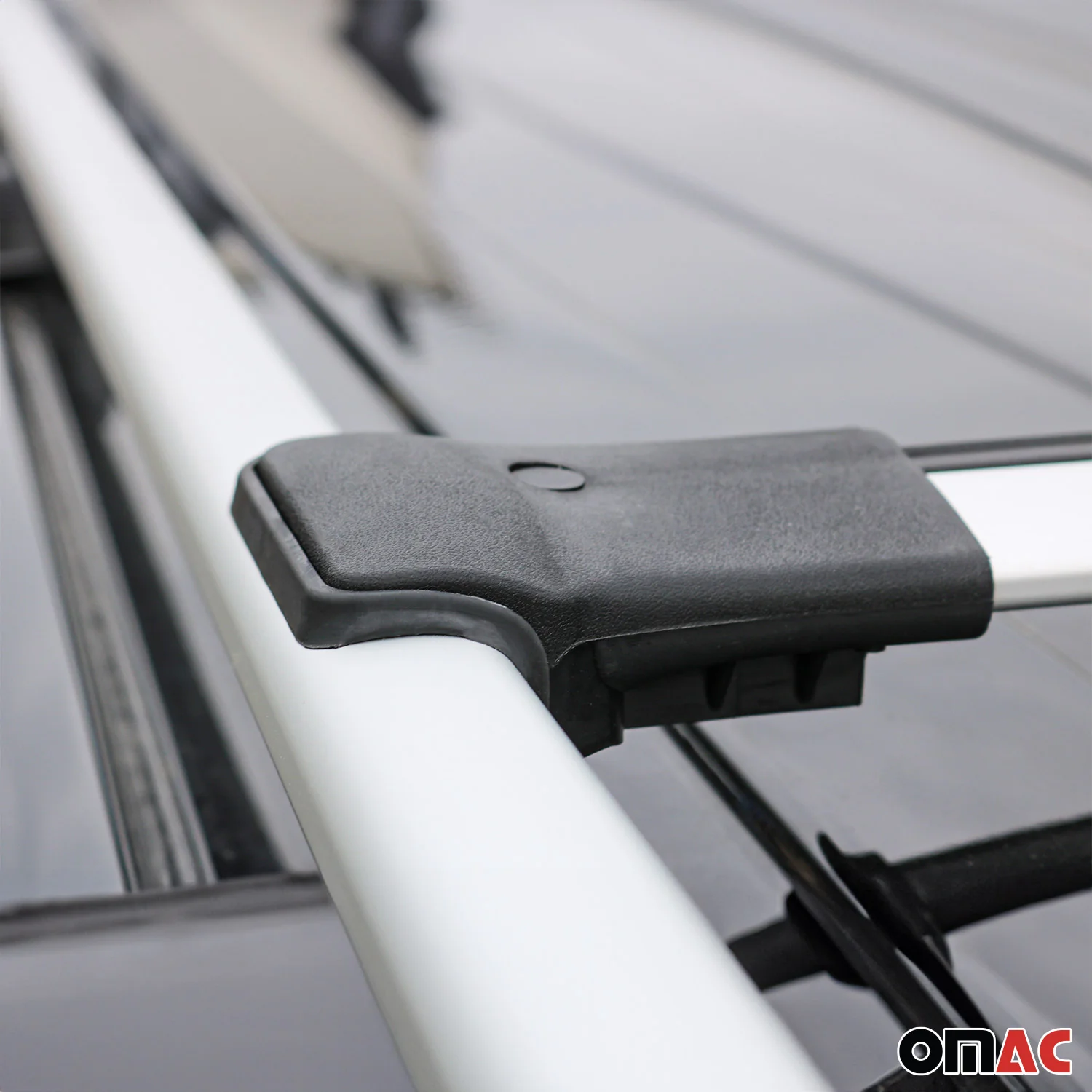 2007-2013 Mitsubishi Outlander Roof Rack Cross Bars Silver - Image 8