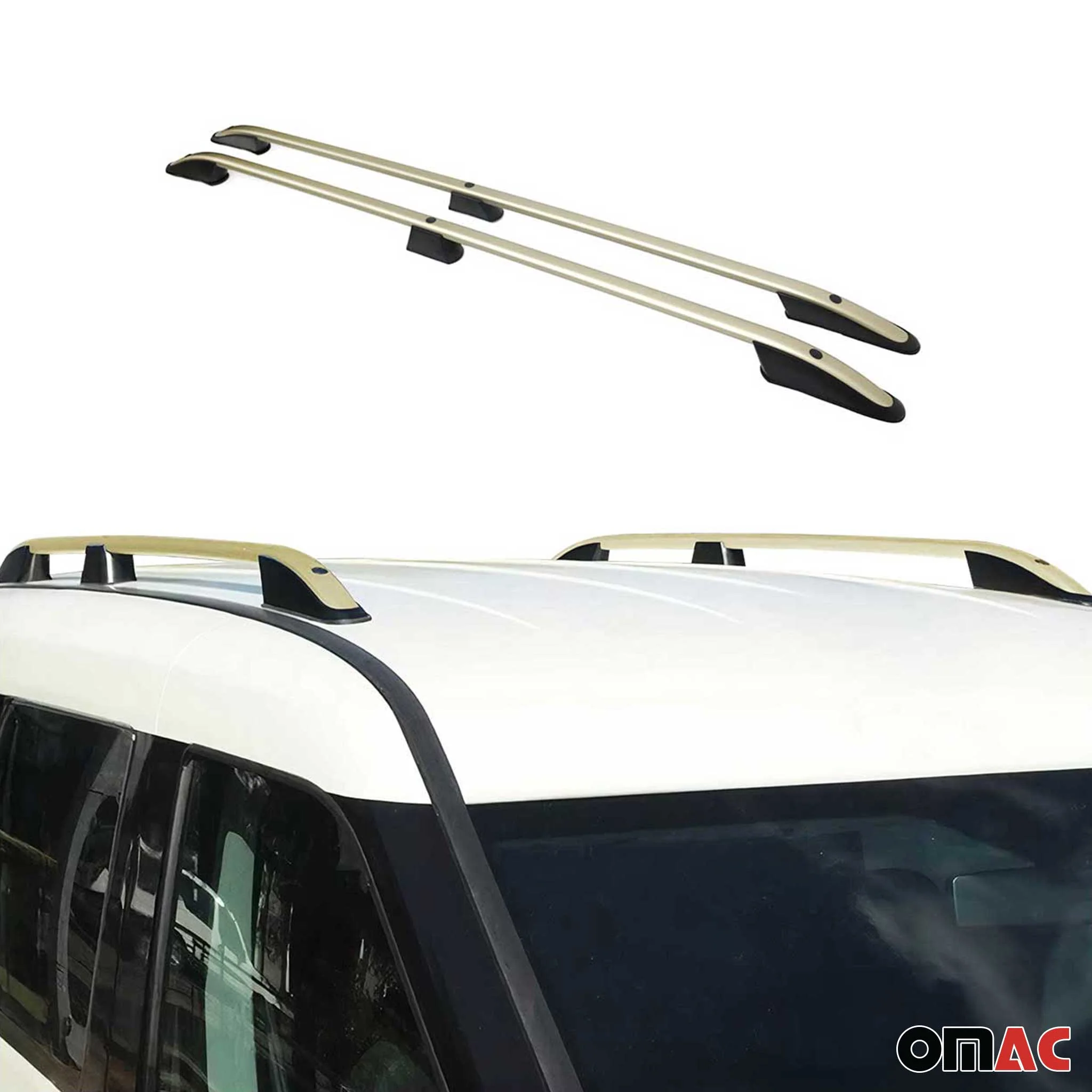 2015-2022 RAM Promaster City L2 Long Roof Rack Rails Side Rails Bronze - Image 5