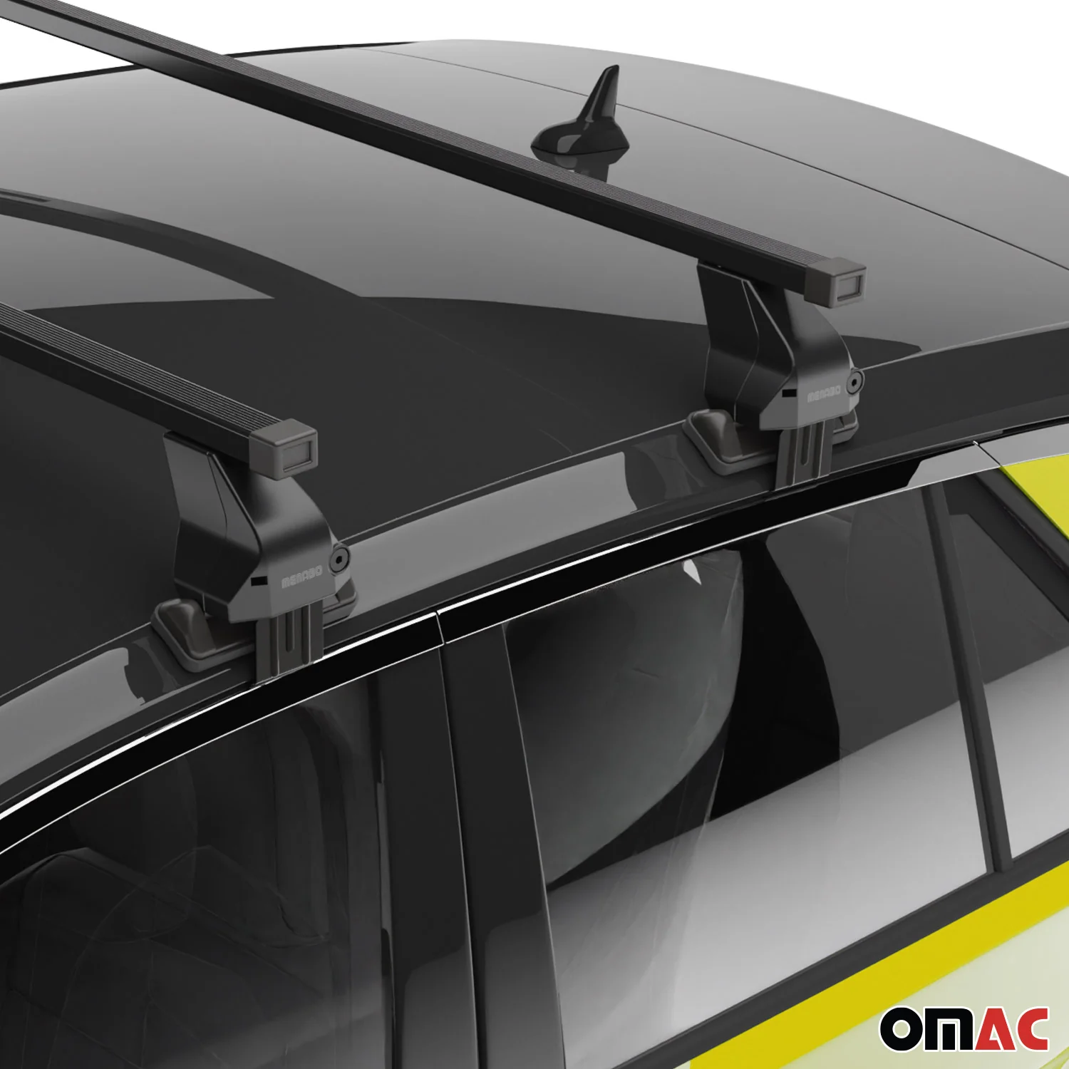 2016-2022 BMW X1 F48 Roof Rack Cross Bars Black - Image 6