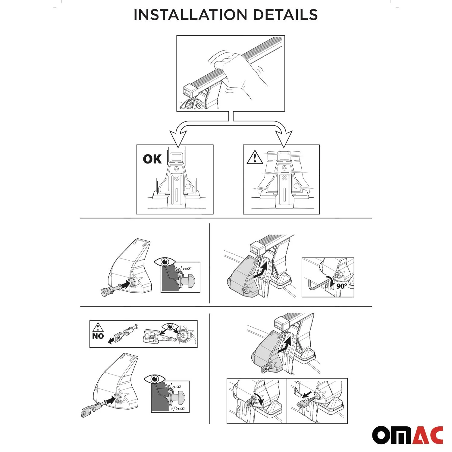 2016-2022 BMW X1 F48 Roof Rack Cross Bars Black - Image 9