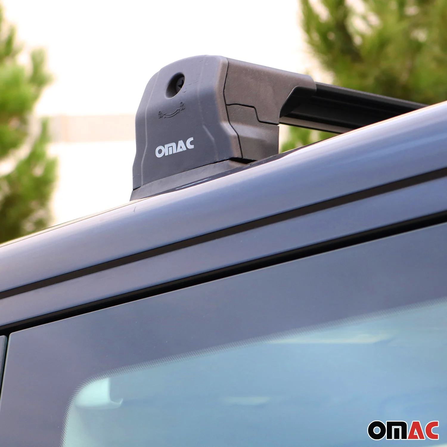 2015-2018 Chevrolet City Express Roof Rack Cross Bars 3Pcs Black - Image 8
