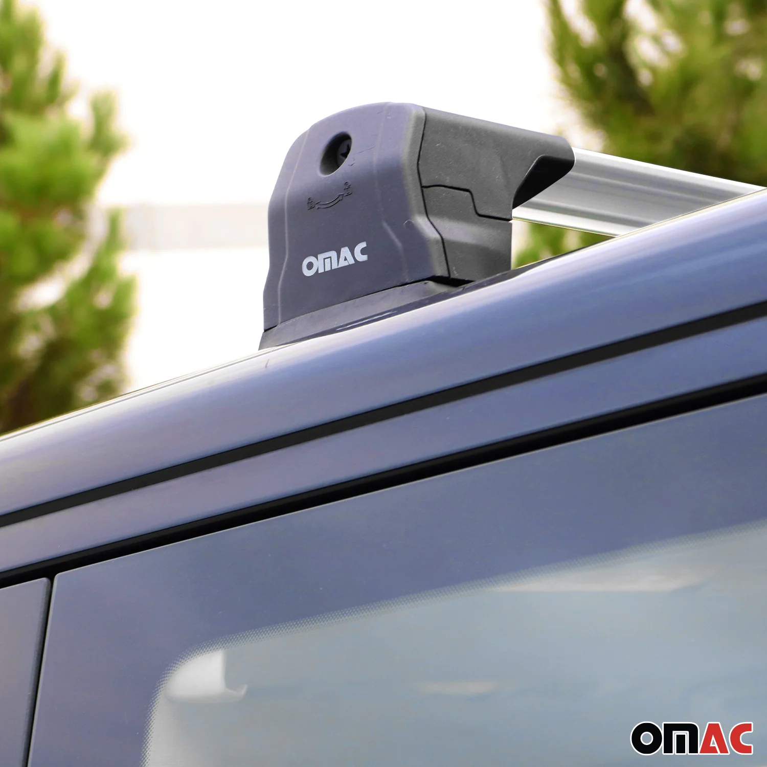2015-2018 Chevrolet City Express Roof Rack Cross Bars 3Pcs Silver - Image 8
