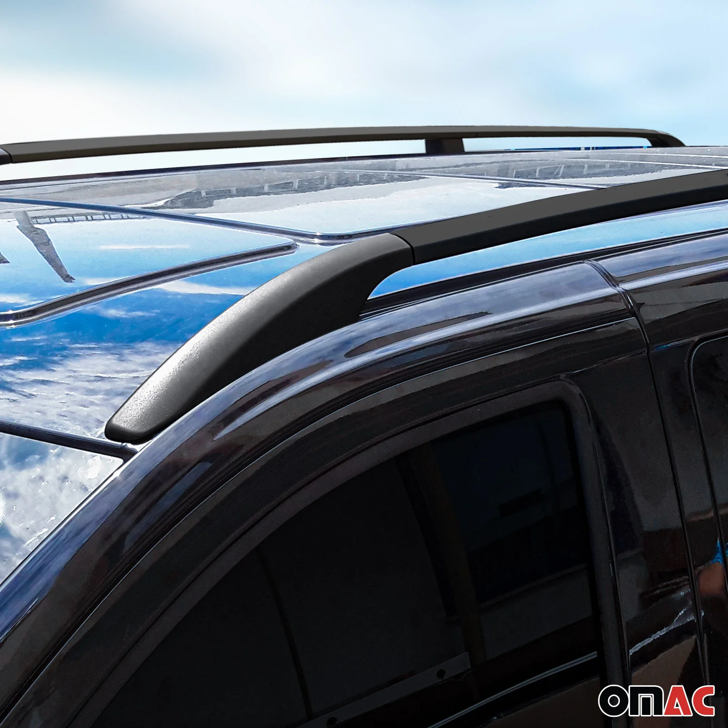 2003-2014 Mercedes Vito W639 L2 Roof Racks & Roof Rack Rails Black - Image 7