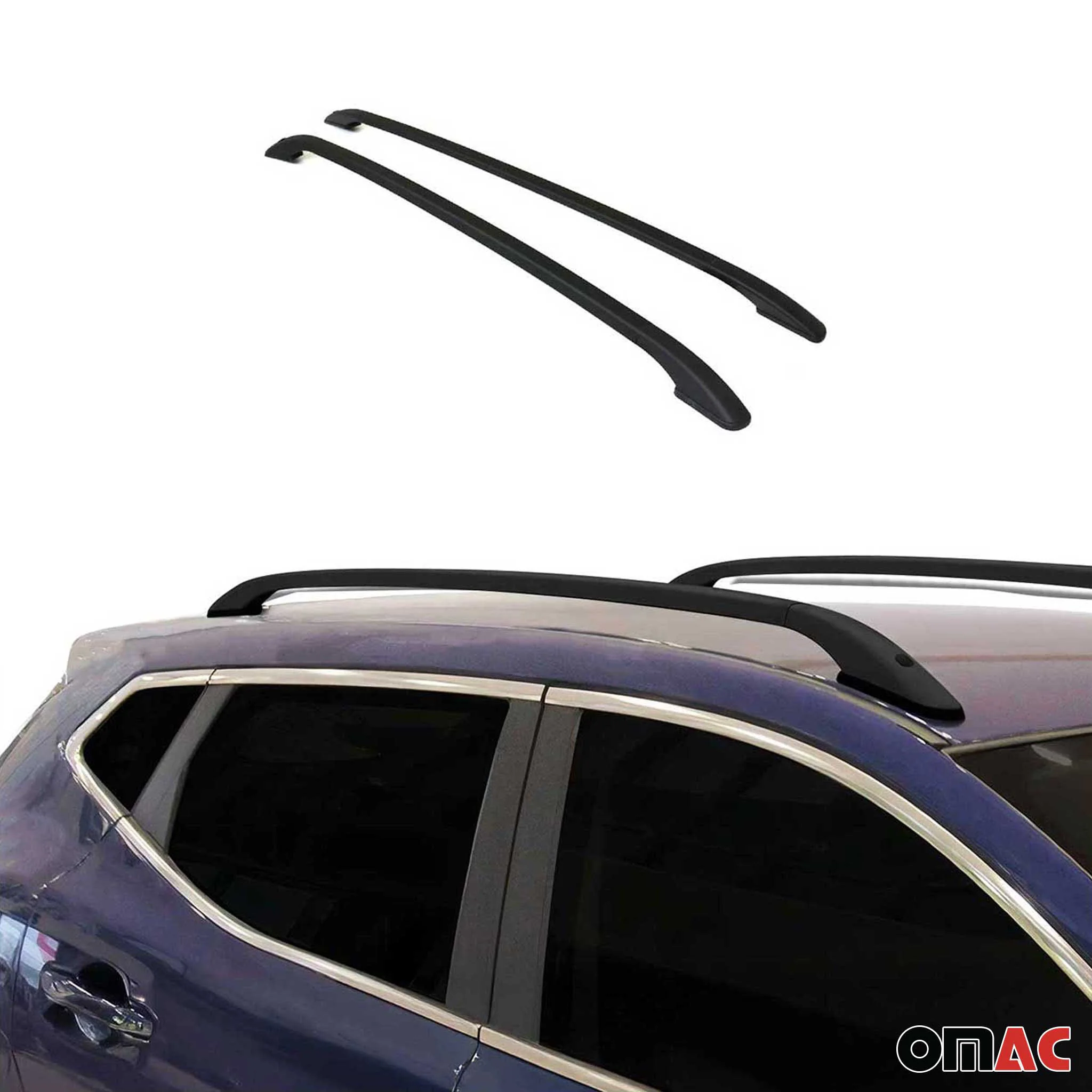 2017-2022 Nissan Rogue Sport Roof Racks & Roof Rack Rails Black - Image 5