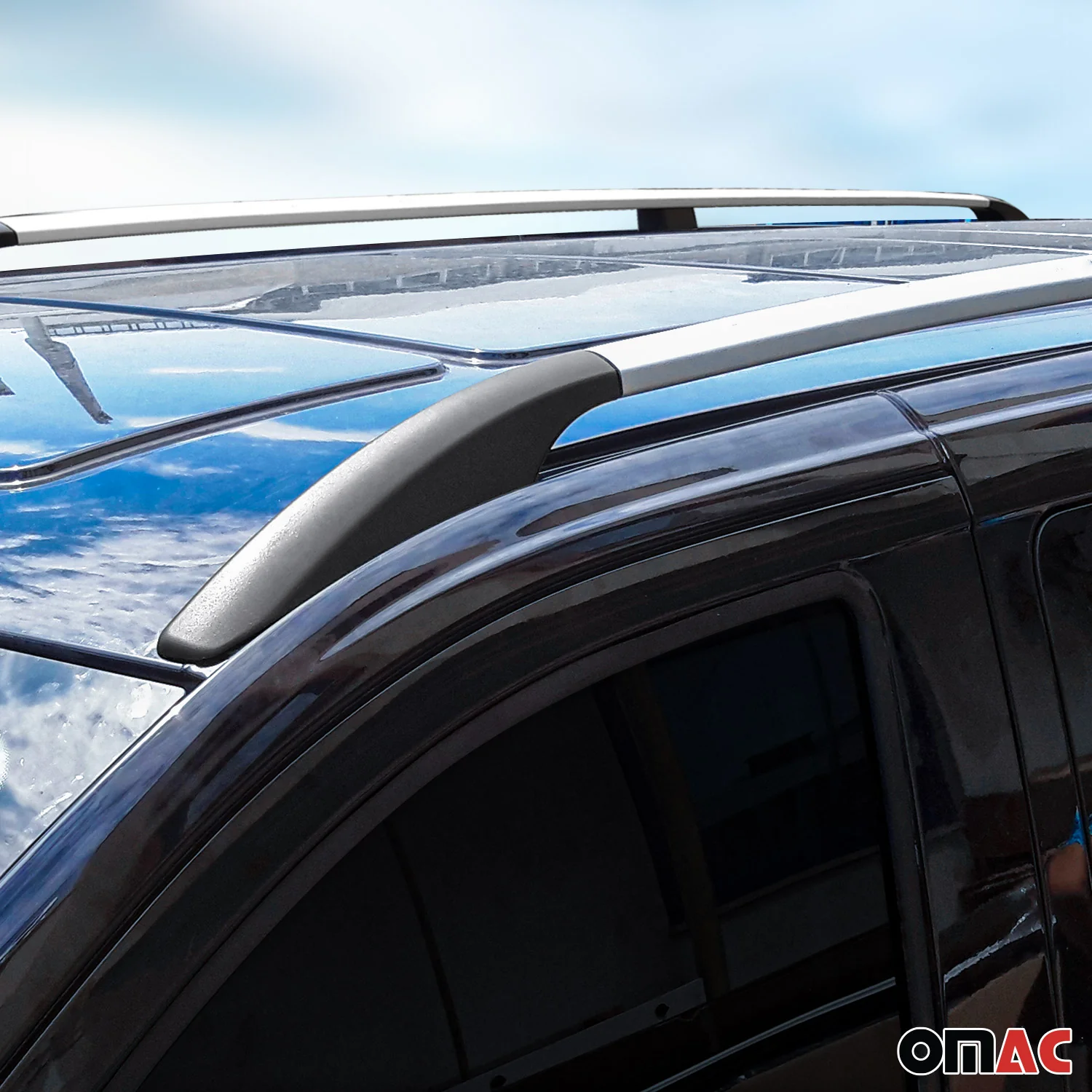 2016-2024 Mercedes Metris L2 MWB Roof Racks & Roof Rack Rails Silver - Image 7