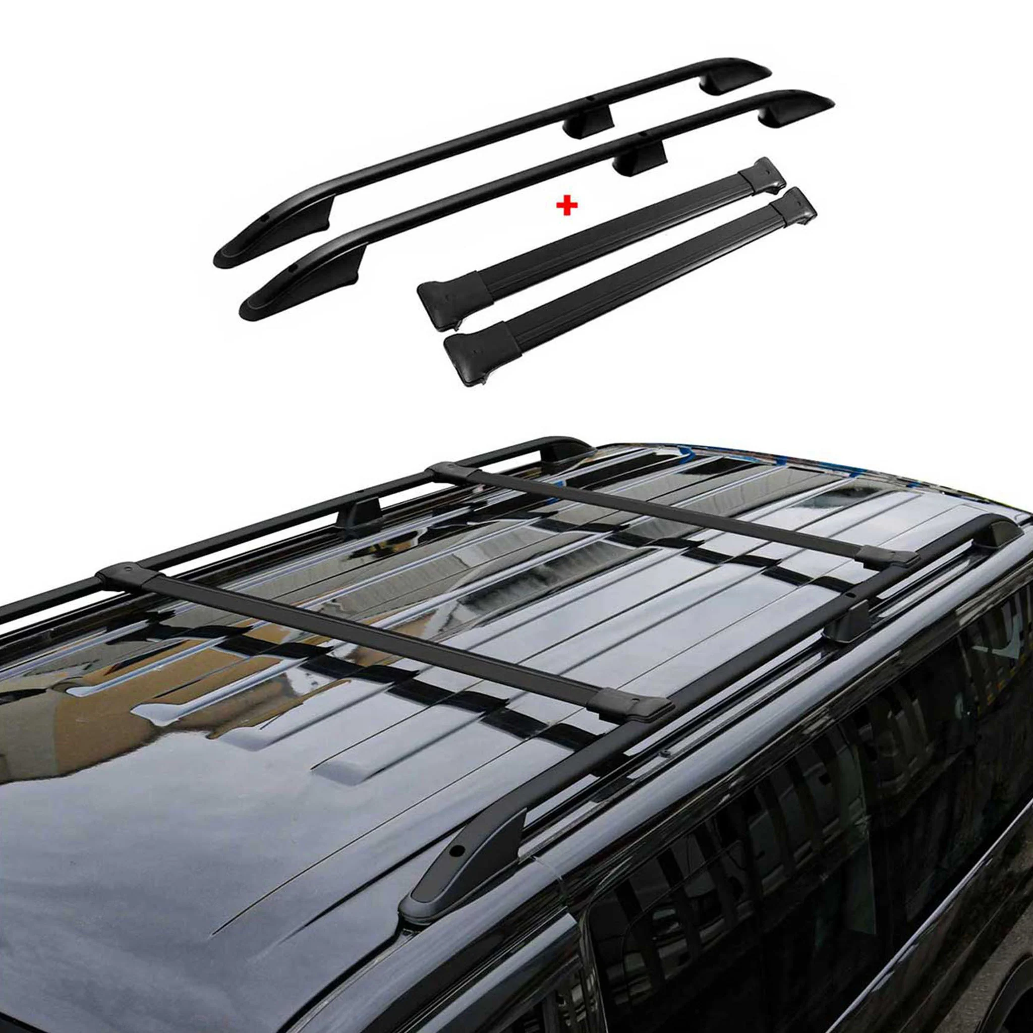 2011-2023 Mitsubishi Outlander Sport Roof Racks & Roof Rack Rails Black - Image 5