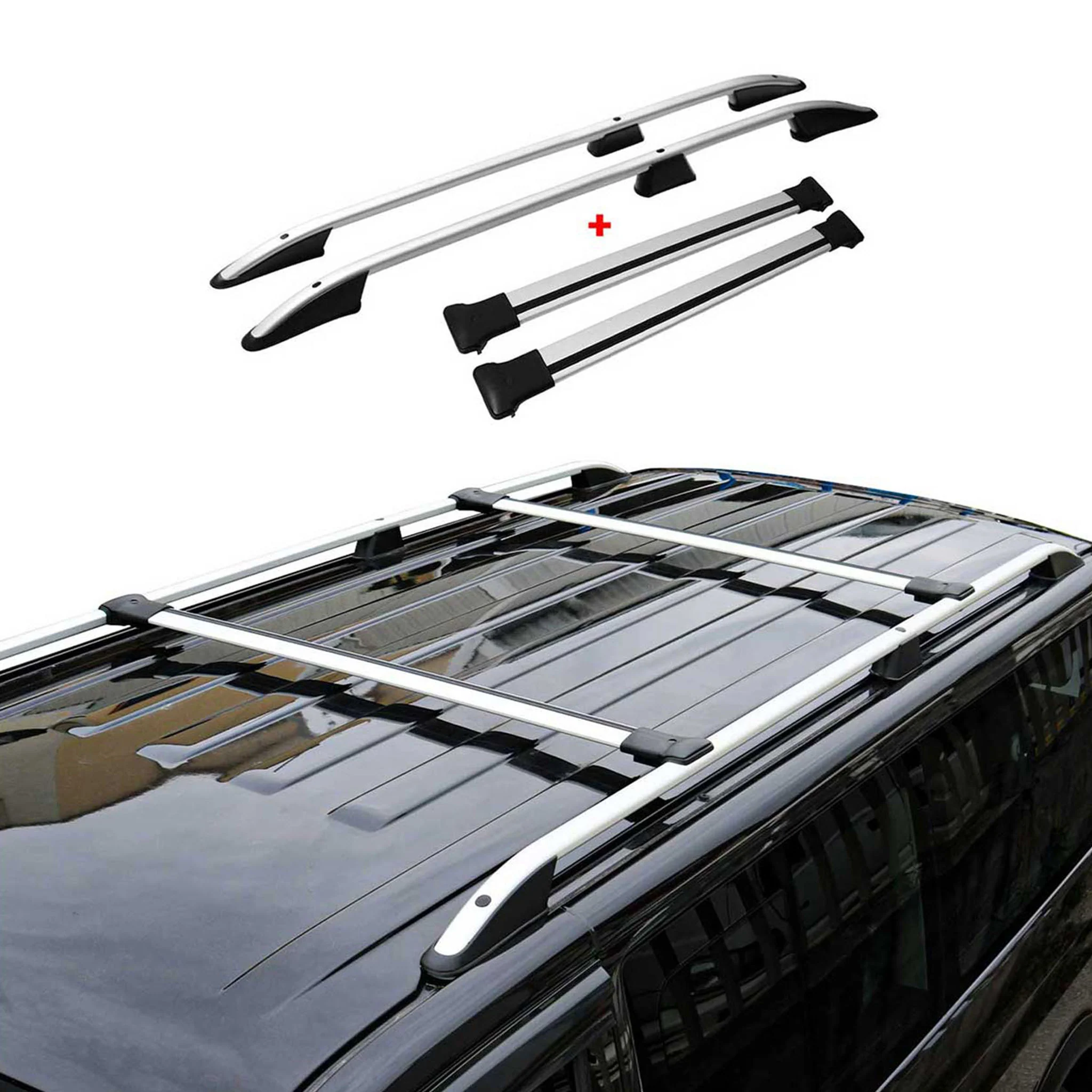 2006-2013 Land Rover Range Rover Sport L320 Roof Racks & Roof Rack Rails Silver - Image 5