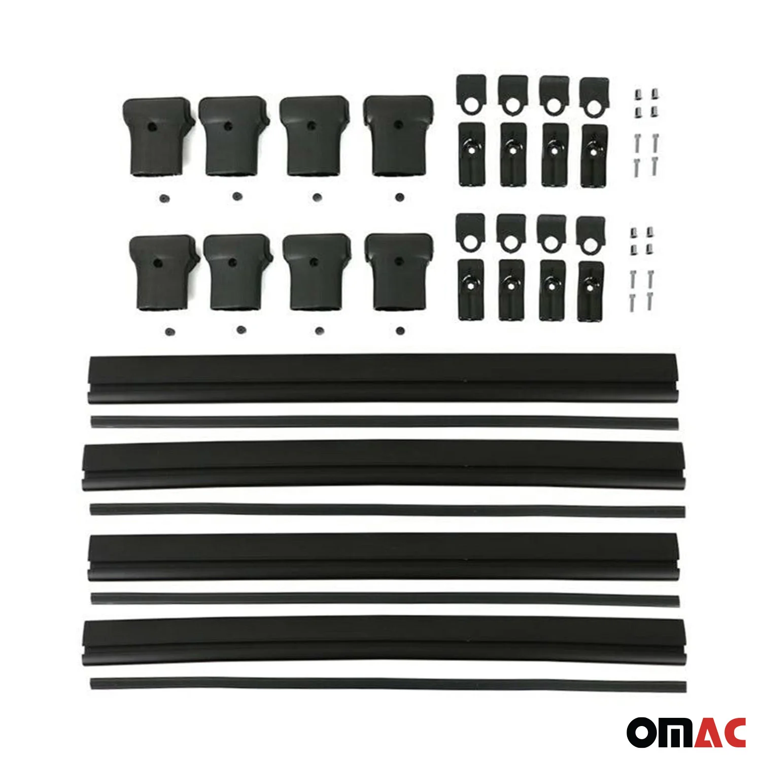 2016-2024 Mercedes Metris Roof Rack Cross Bars Black - Image 11