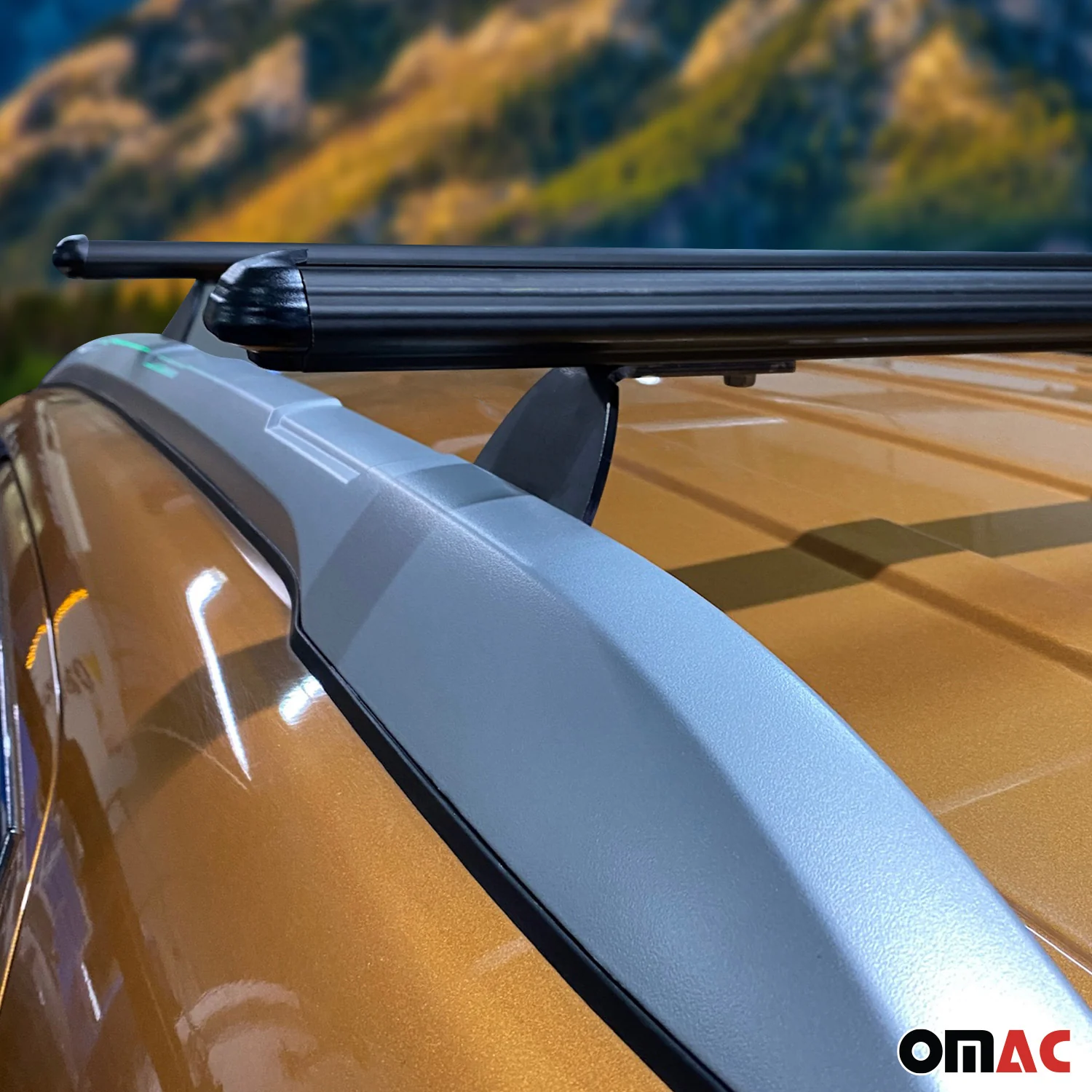 2013-2017 Ford EcoSport Roof Rack Cross Bars Black - Image 6