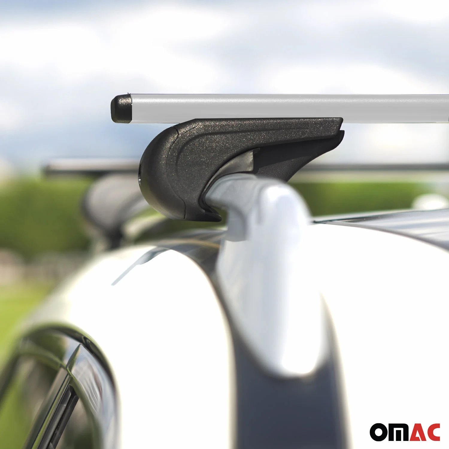 2003-2014 Volvo XC90 Roof Rack Cross Bars Silver - Image 4