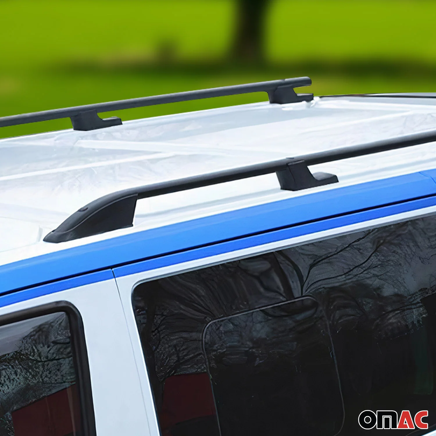 2015-2026 Ford Transit L3 LWB Roof Rack Rails Side Rails Black - Image 4