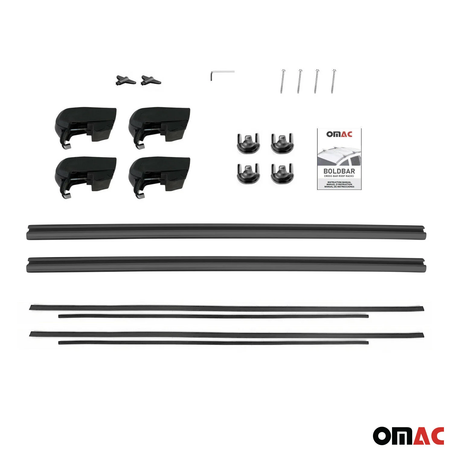 2020-2022 Kia Soul X-Line Roof Rack Cross Bars Black - Image 10