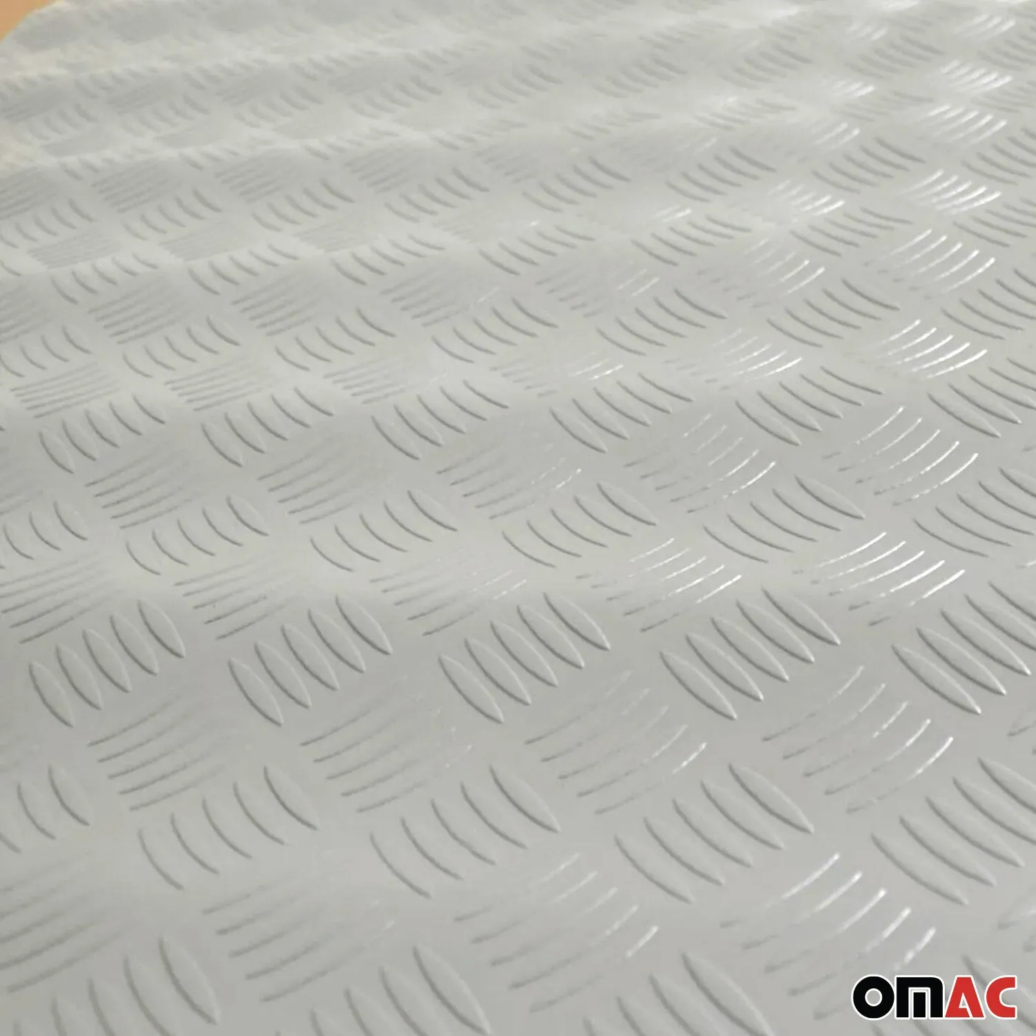 Rubber Pickup Trunk Mat Truck Bed Liner Trimmable Flooring Mat Black & Grey - Image 7
