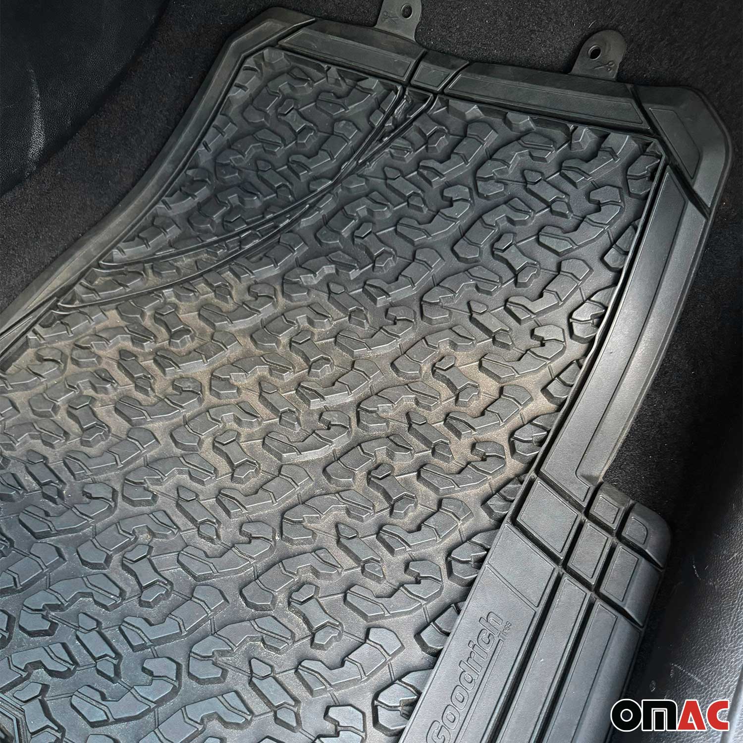 Semi Custom Trim fit Floor Mats for Ford Trucks All Season Rubber 2 Pcs - Image 6