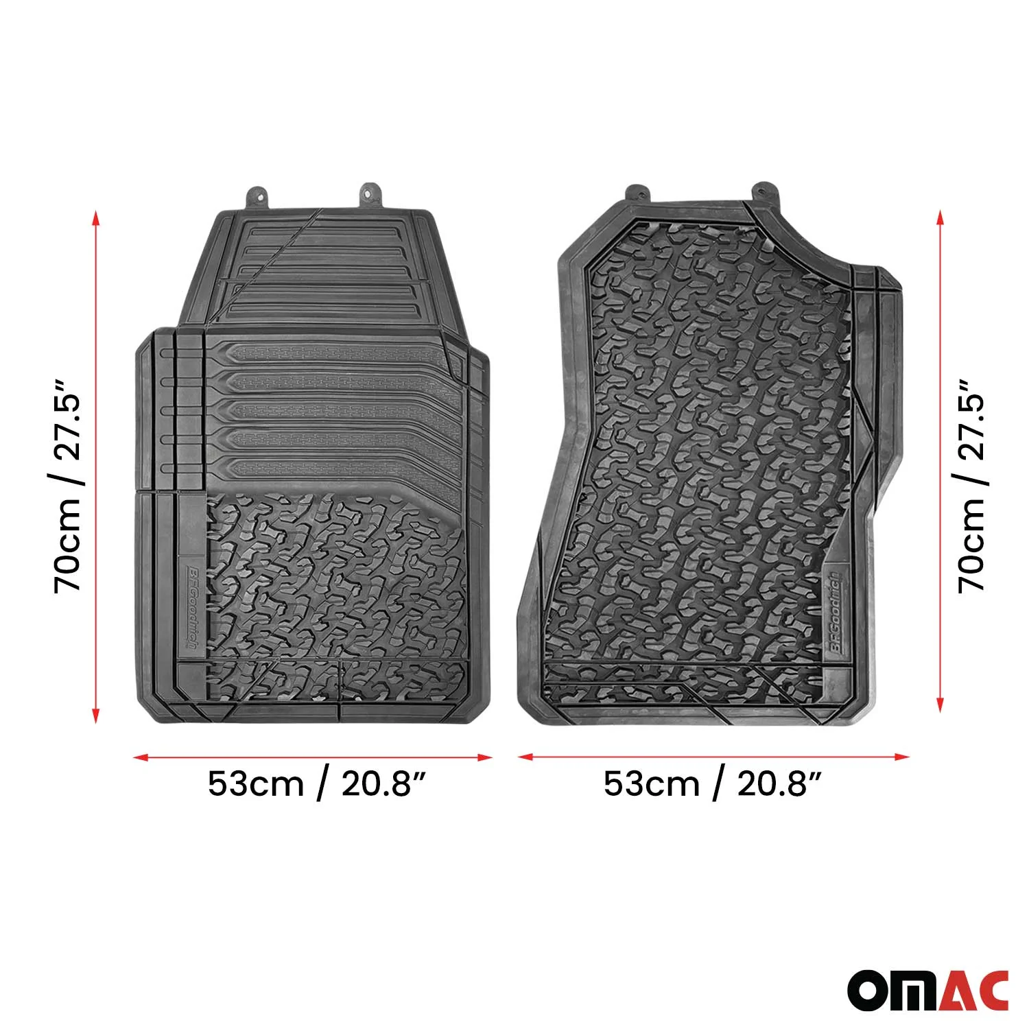 Semi Custom Trim fit Floor Mats Liners for Chevrolet GMC Trucks SUV All Season - Image 3