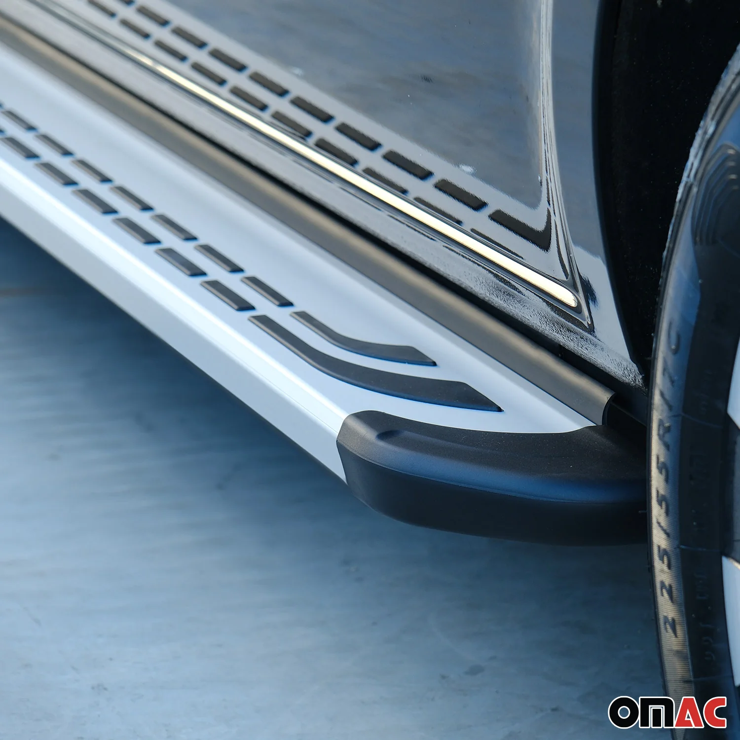 2007-2011 Honda CR-V Running Boards Side Steps Silver - Image 5