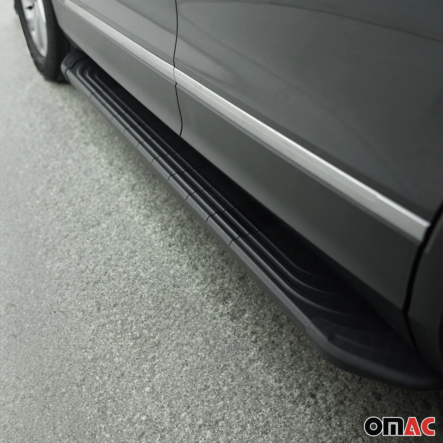 2015-2024 Jeep Renegade Running Boards Side Steps Silver & Black - Image 11