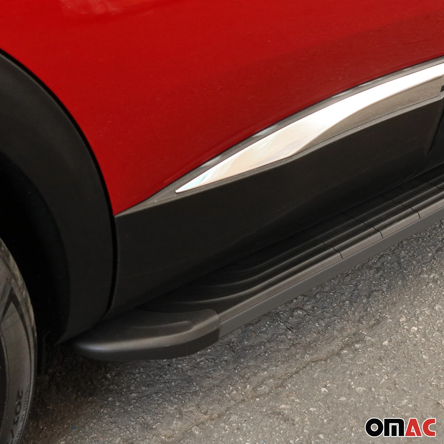 2015-2024 Jeep Renegade Running Boards Side Steps Silver & Black - Image 5