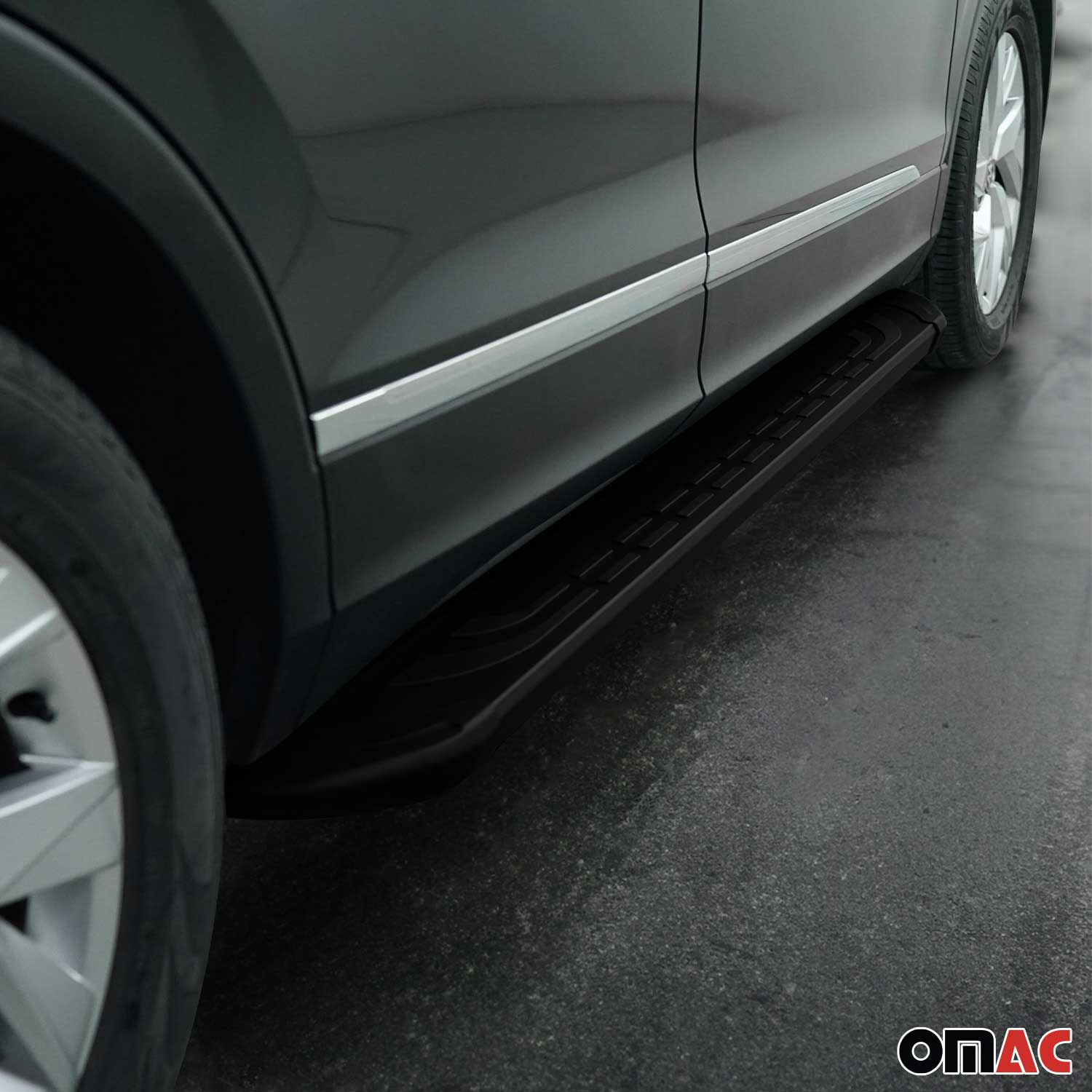 2003-2014 Mercedes Vito W639 L1/L2 Running Boards Side Steps Silver & Black - Image 5