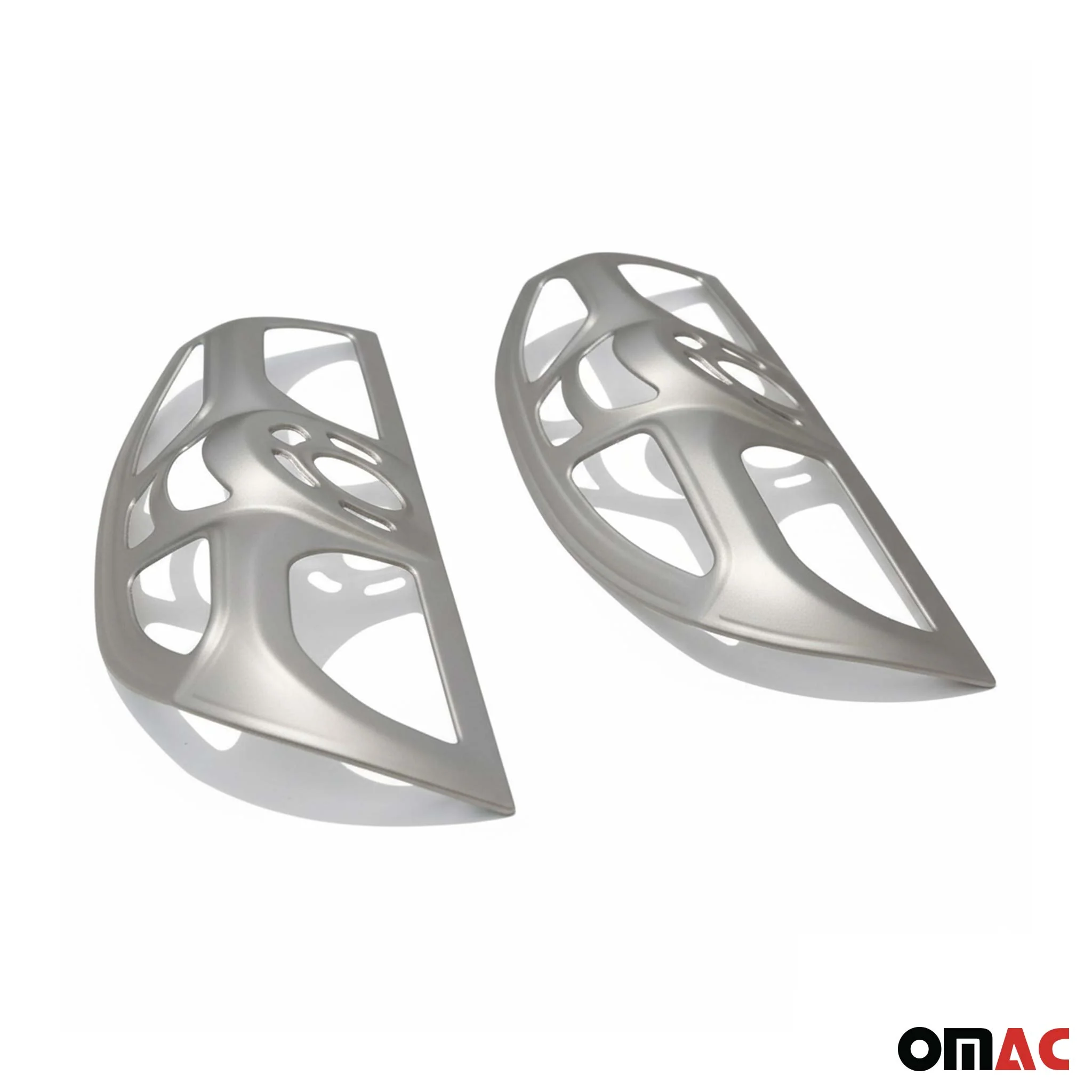 2014-2019 RAM ProMaster City Trunk Tail Light Trim Frame Chrome Silver 2Pcs - Image 7