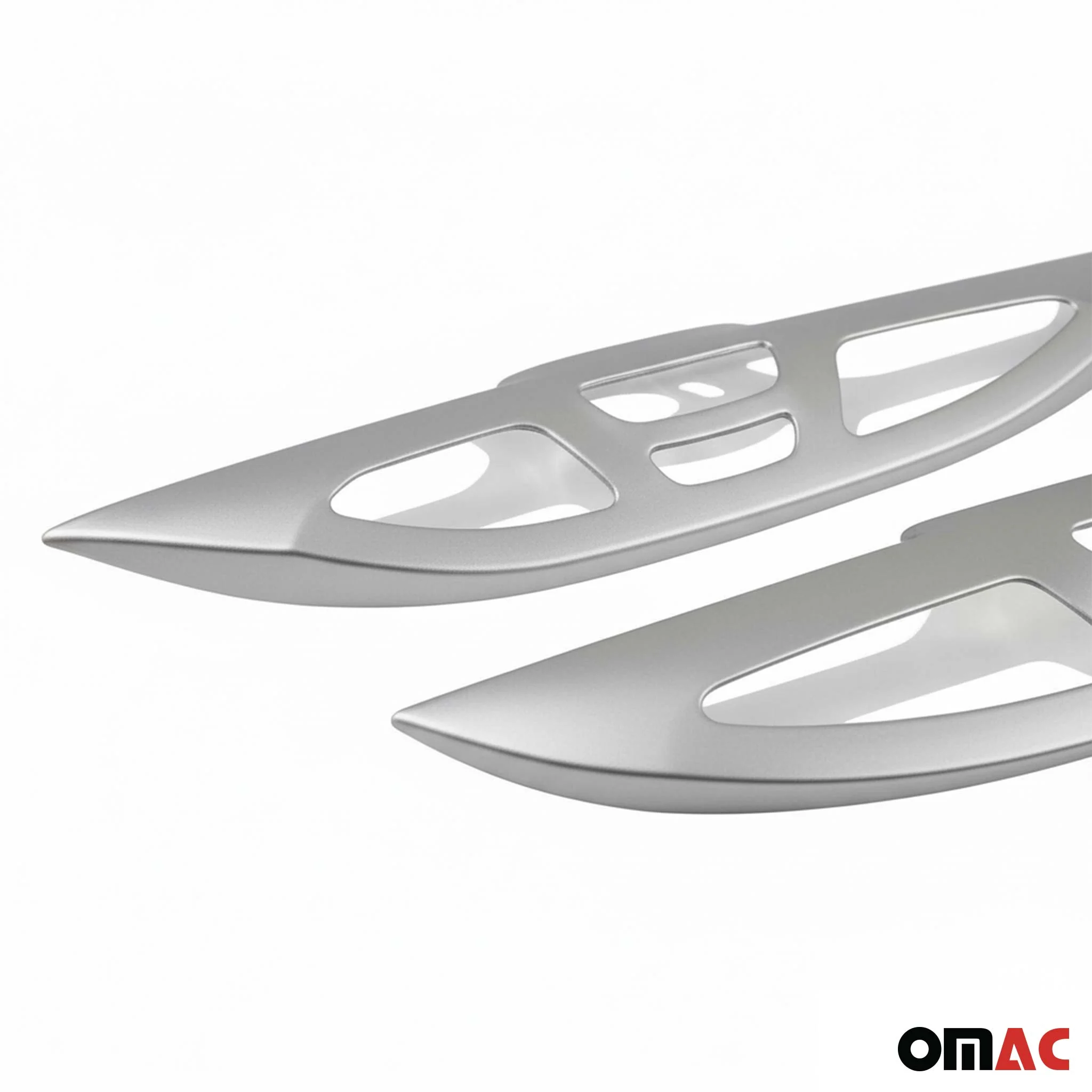 2014-2019 RAM ProMaster City Trunk Tail Light Trim Frame Chrome Silver 2Pcs - Image 8
