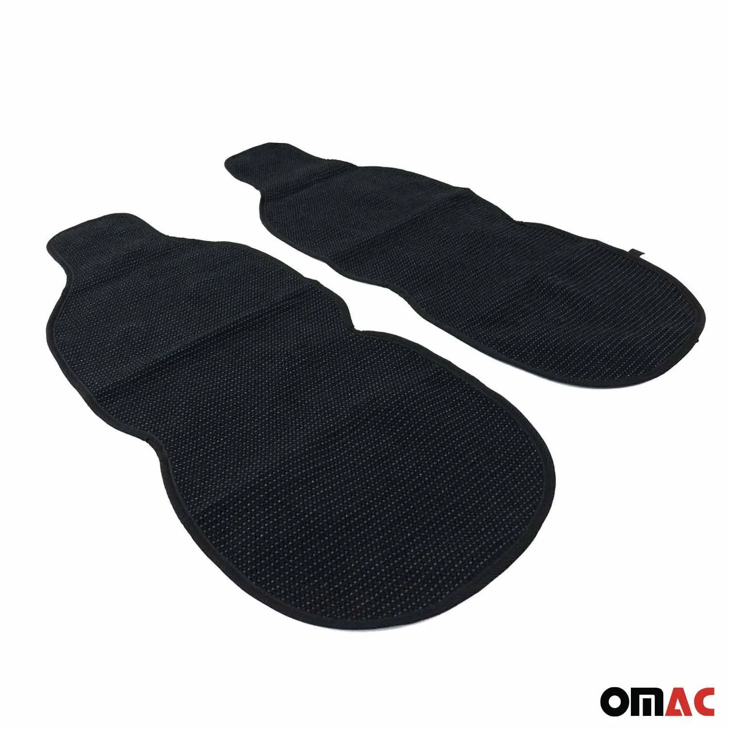 Land Rover Antiperspirant Front Seat Cover Pads Black Grey 2 Pcs - Image 4