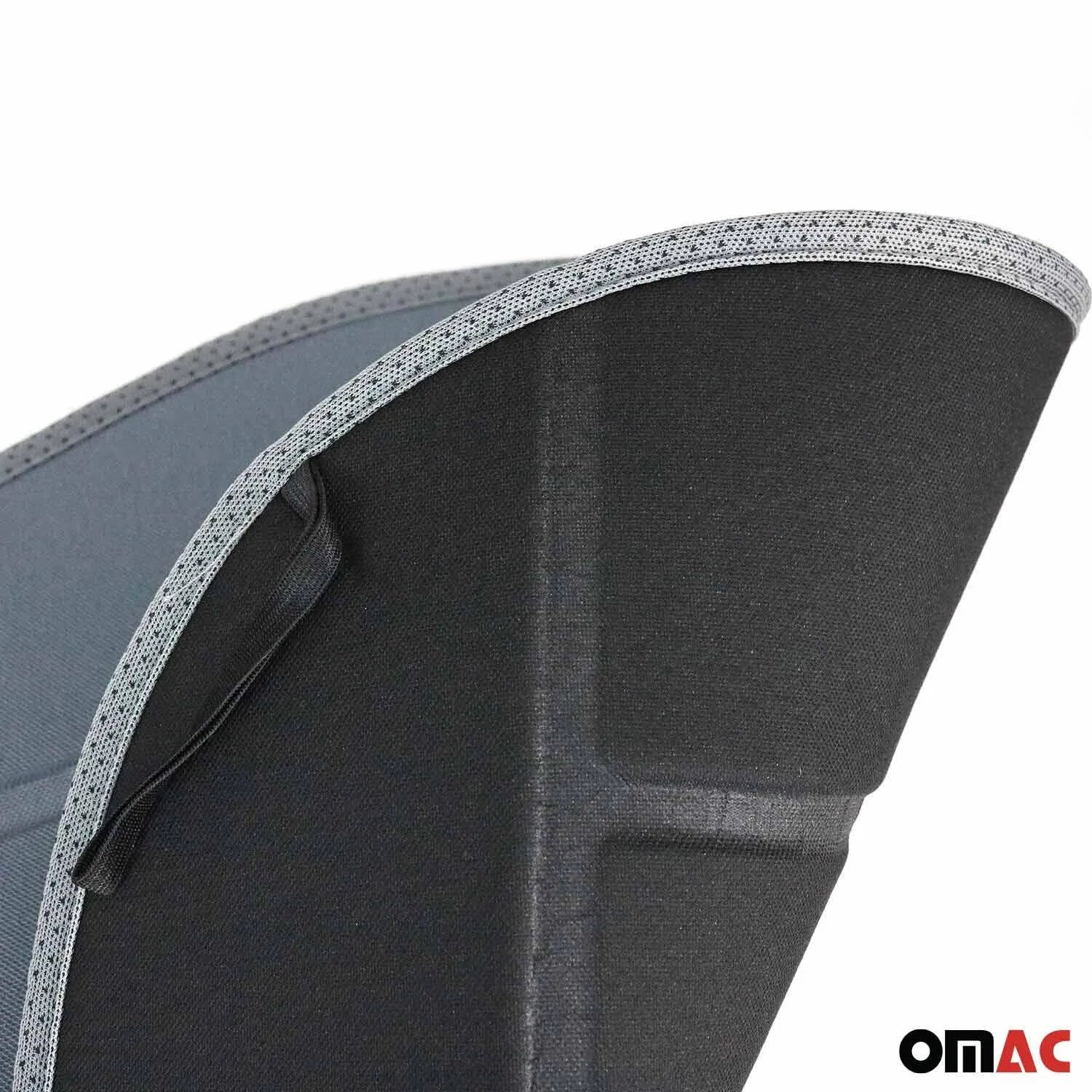 Kia Car Seat Protector Cushion Cover Mat Pad Gray Gray 2 Pcs - Image 6