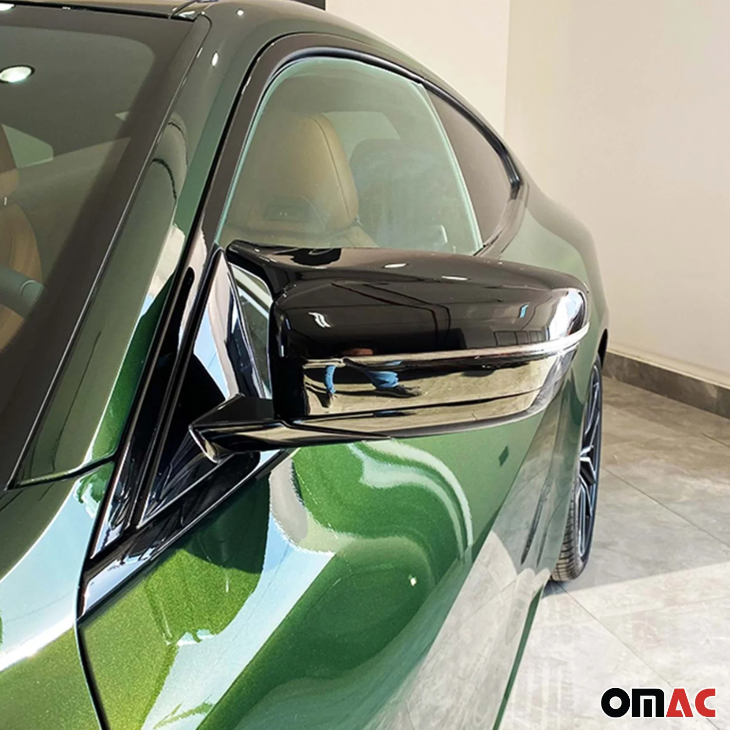 2019-2024 BMW 3 G20 4 G22 5 G30 Side Mirror cover caps Gloss Black - Image 2