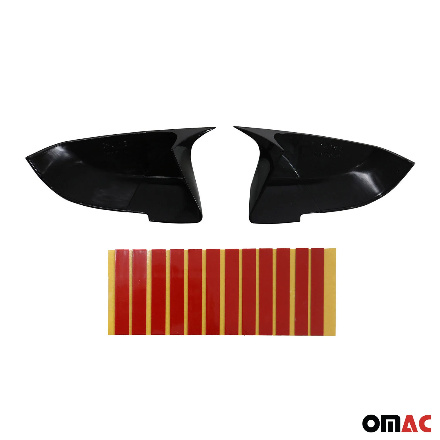 2014-2018 BMW 5 Series F10 F11 F18 2014-2018 FL Side Mirror Cover ABS Black Gloss 2Pcs - Image 3