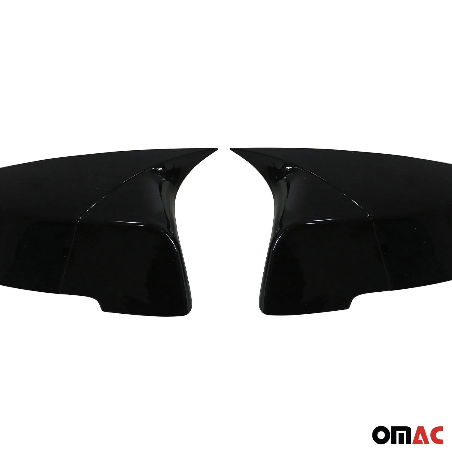 2014-2018 BMW 5 Series F10 F11 F18 2014-2018 FL Side Mirror Cover ABS Black Gloss 2Pcs - Image 6