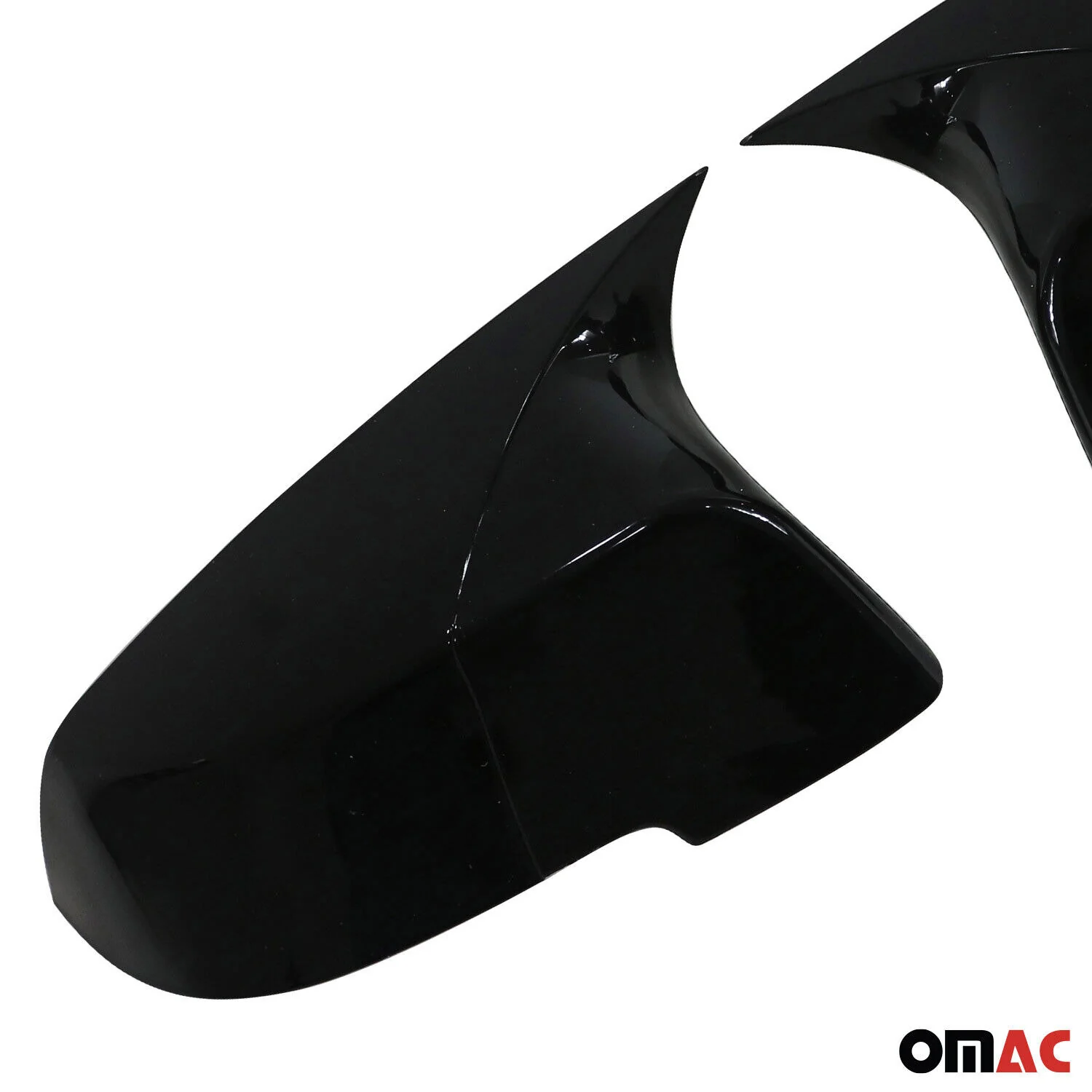 2014-2018 BMW 5 Series F10 F11 F18 2014-2018 FL Side Mirror Cover ABS Black Gloss 2Pcs - Image 7