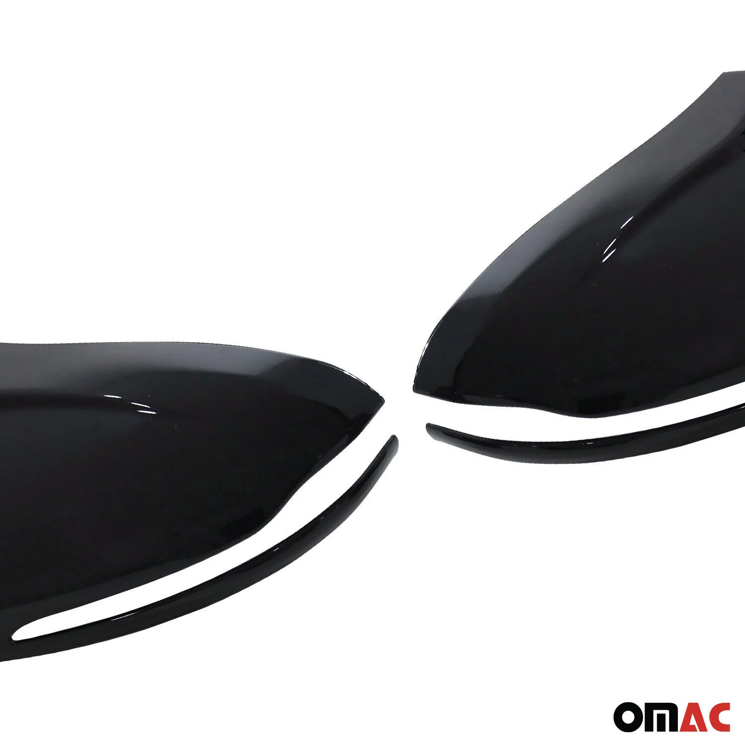 Mercedes W213 W205 AMG GT C190 GLA GLB GLC Mirror Cover Caps Gloss Black - Image 8