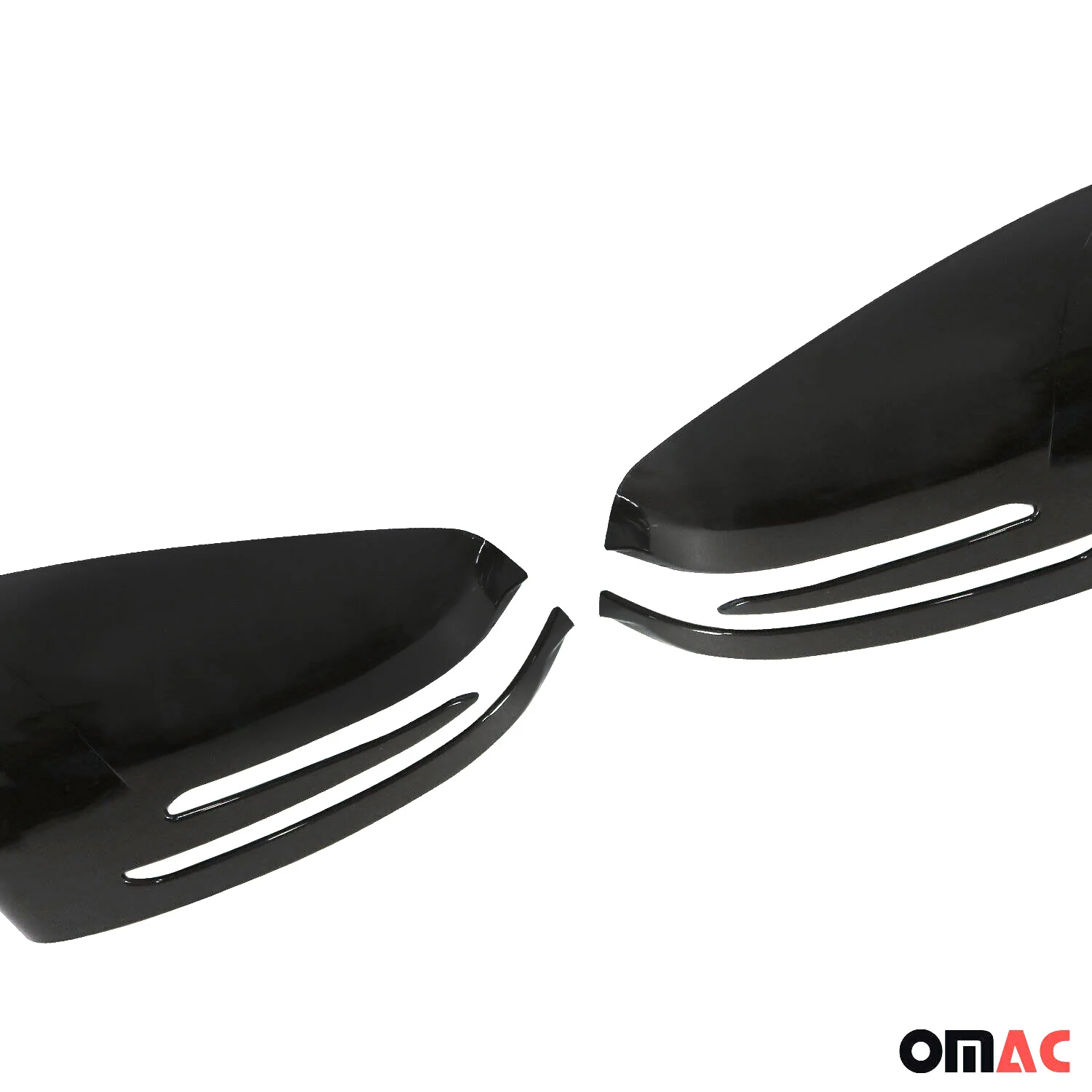 Mercedes W176 W246 C204 X204 X156 W212 Black Glossy Wing Mirror Cover Caps - Image 9