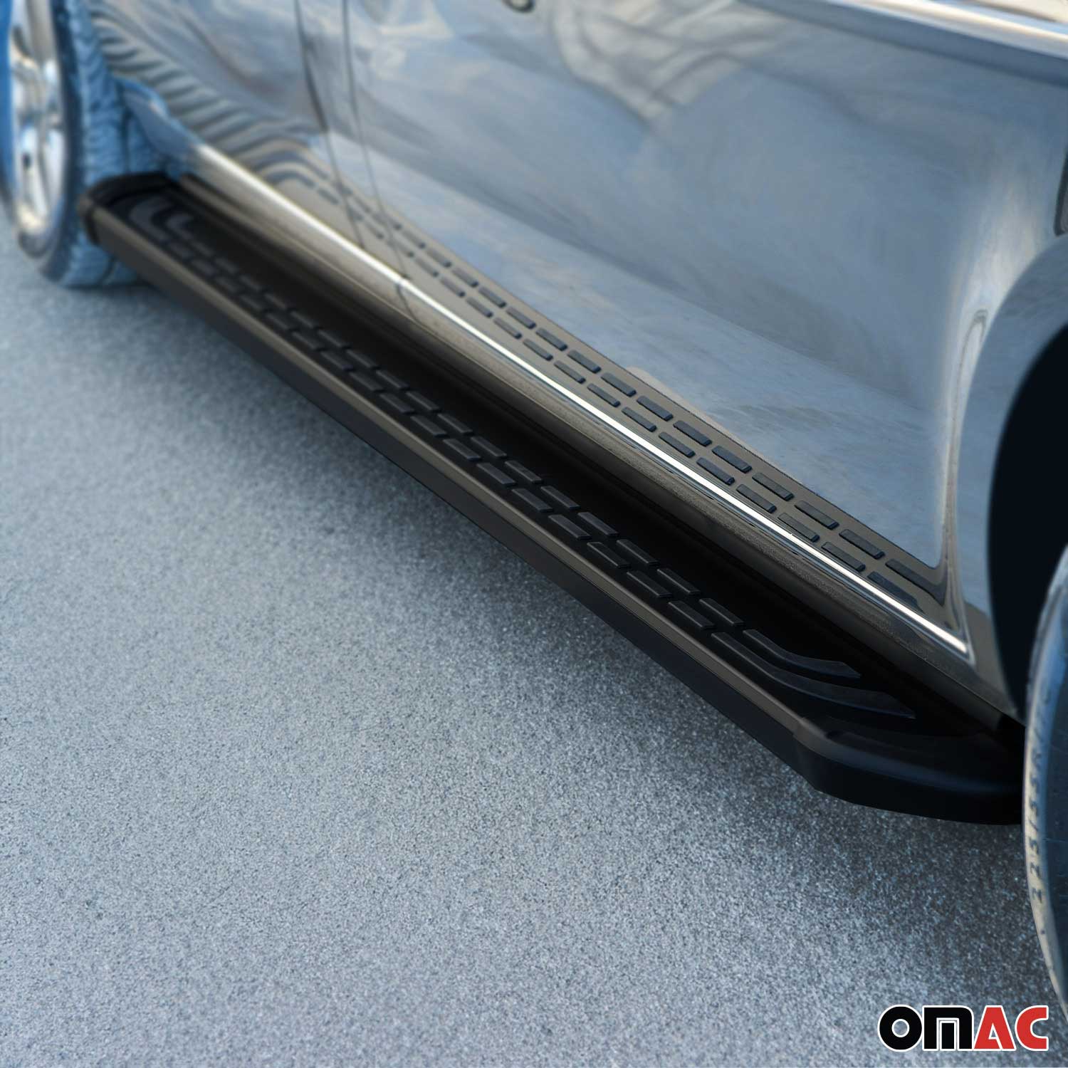 2009-2015 Honda Pilot Running Boards Side Steps Silver - Image 9