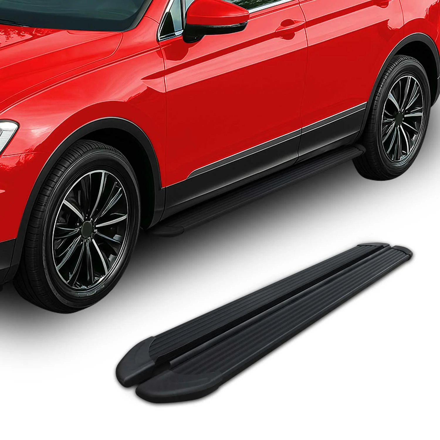 2017-2022 Nissan Rogue Sport Running Boards Side Steps Black - Image 2