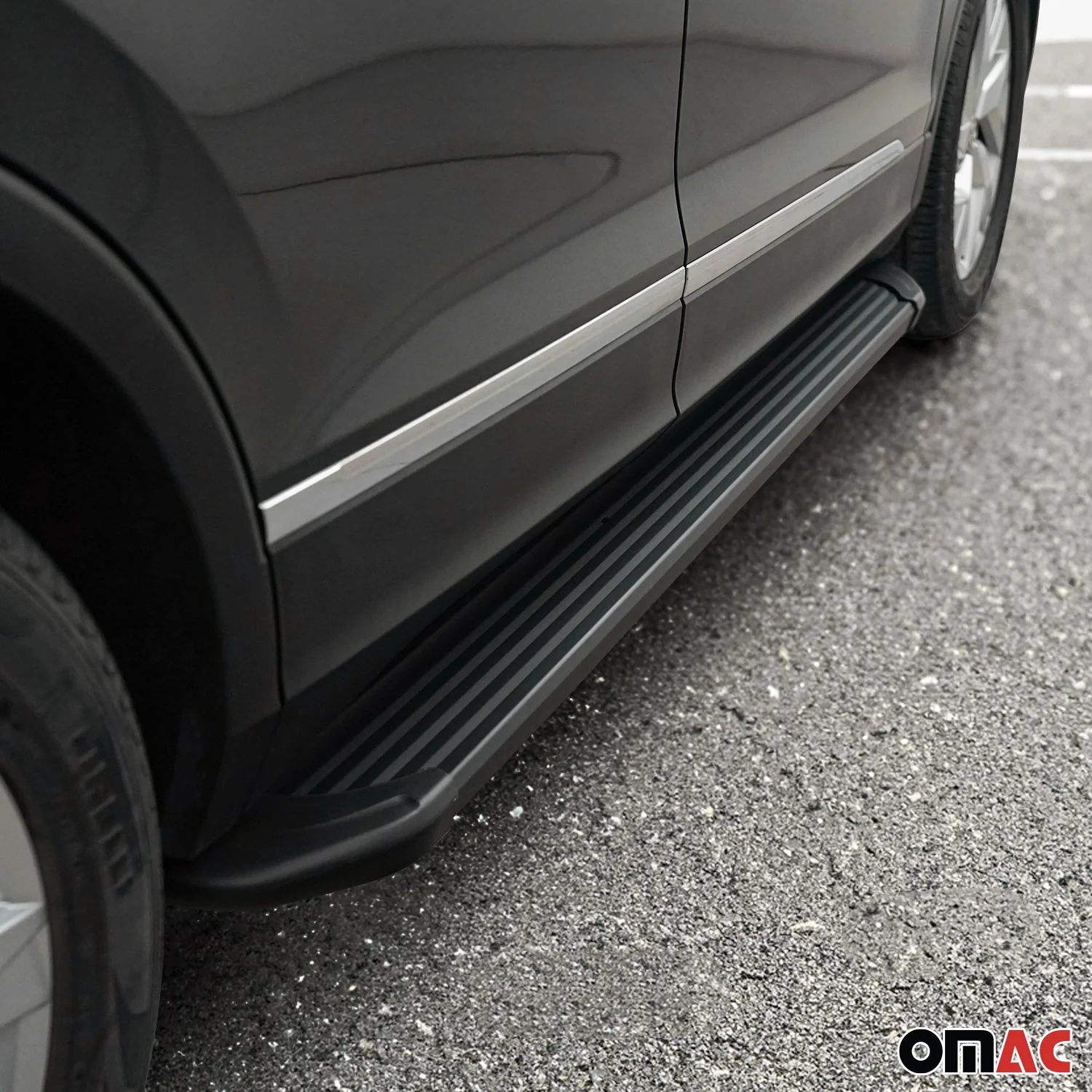 2017-2022 Nissan Rogue Sport Running Boards Side Steps Black - Image 3