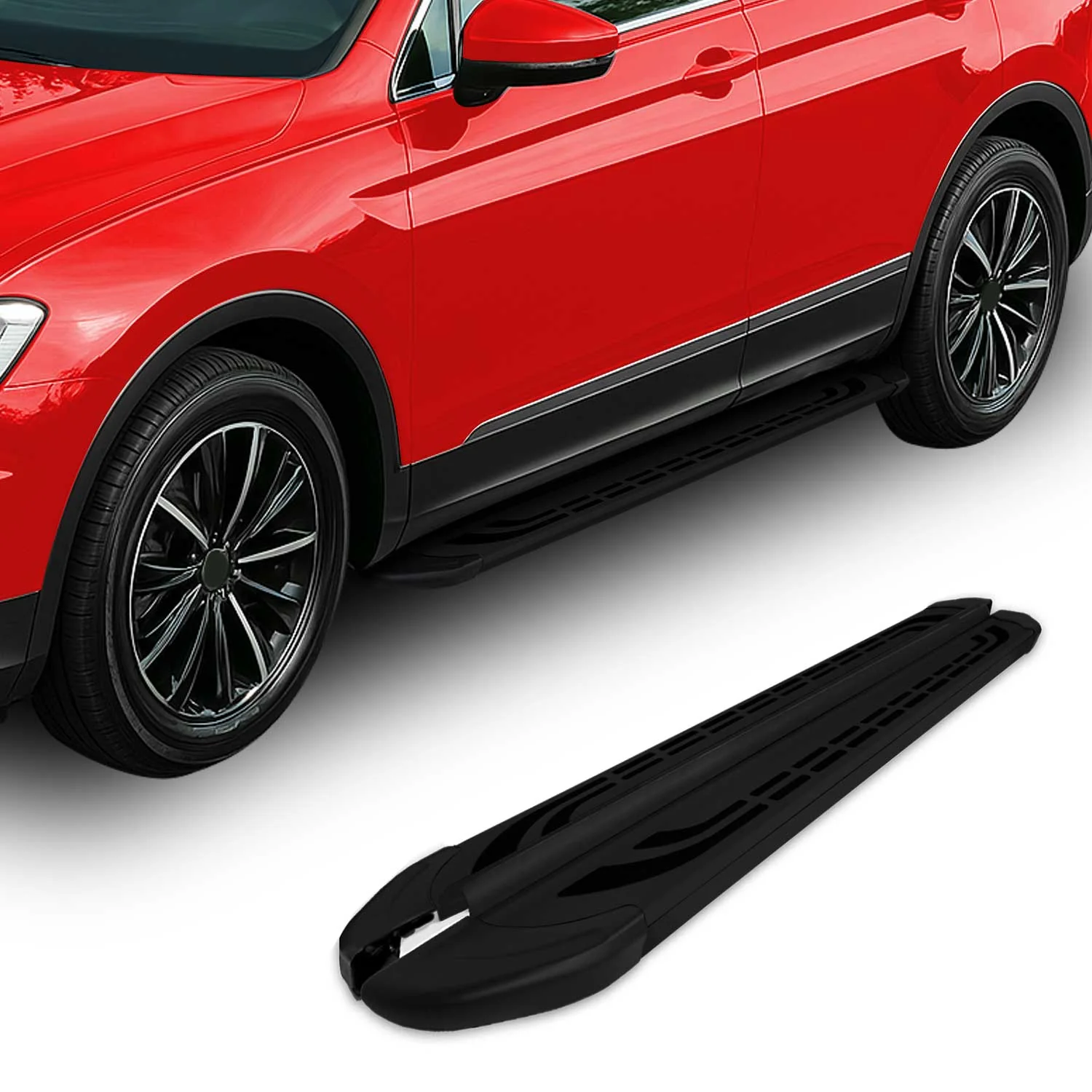 2017-2026 Land Rover Discovery Running Boards Side Steps Black - Image 2