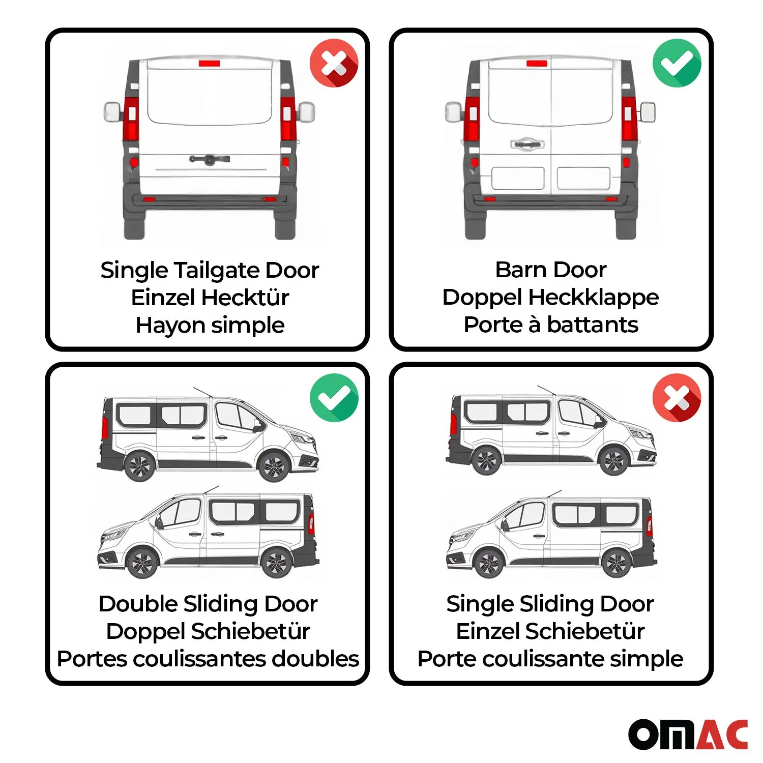 2006-2018 Mercedes Sprinter W906 SWB Window Curtain Double Sliding Gray - Image 4