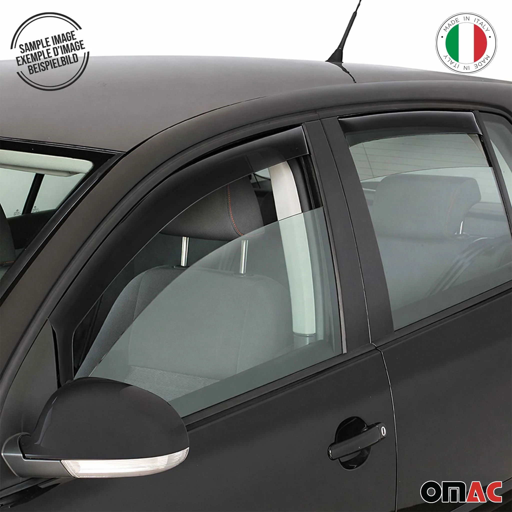 2009-2020 Dodge Journey Window Visor Vent Rain Deflector 4Pcs Smoke - Image 8