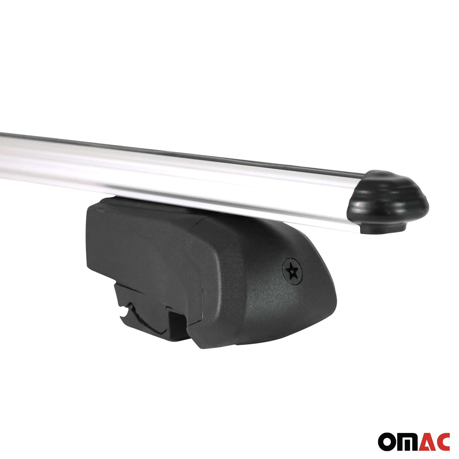 Roof Rack Flush Rail Cross Bars Carrier Anti-Theft Lockable 50" 2 Pcs Silver - Image 12